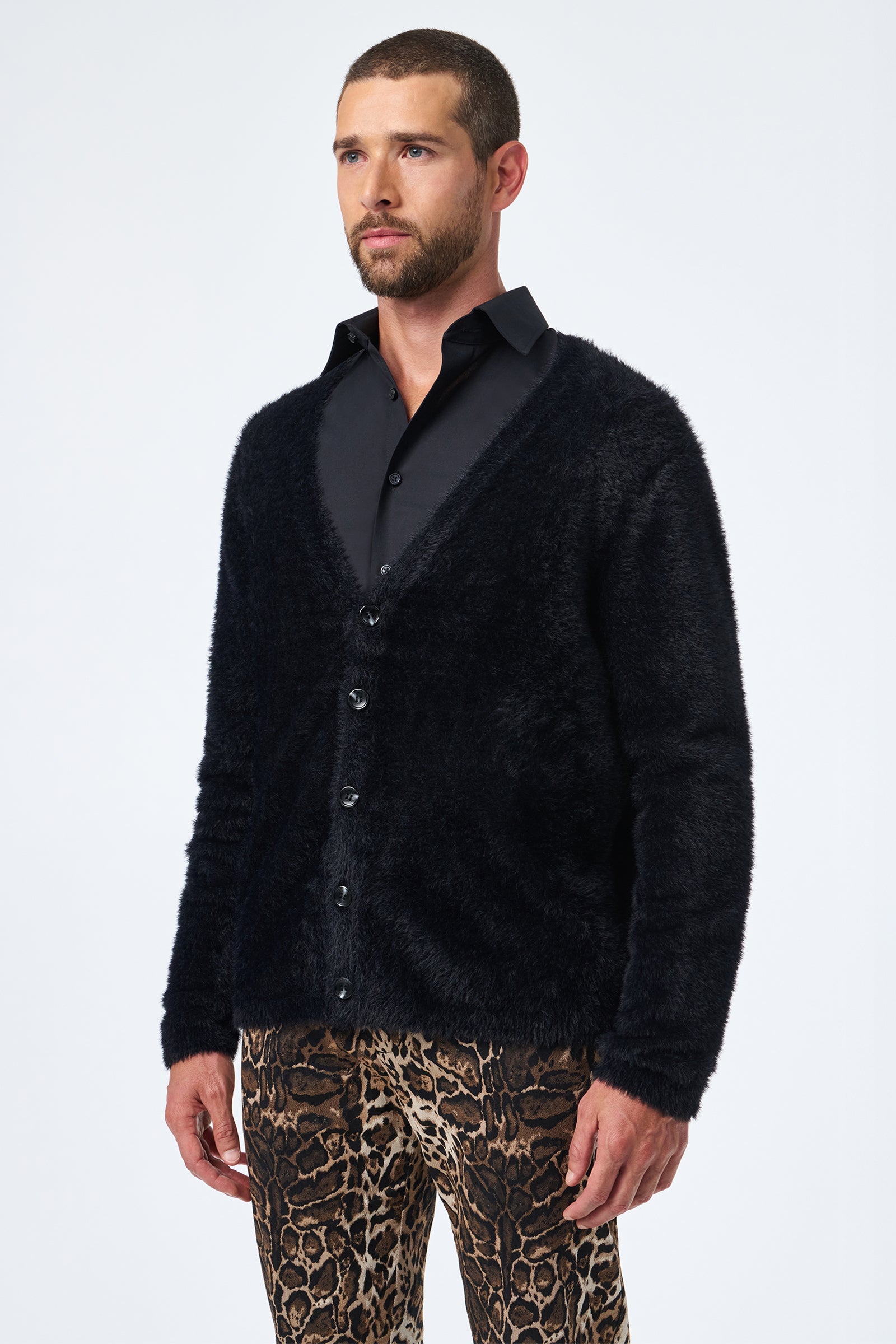 Scott Fuzzy Cardigan
