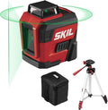 SKIL 100ft Self Leveling Green Cross Line Laser with Rechargeable Battery, Tripod &amp; Bag   LL9322G 01