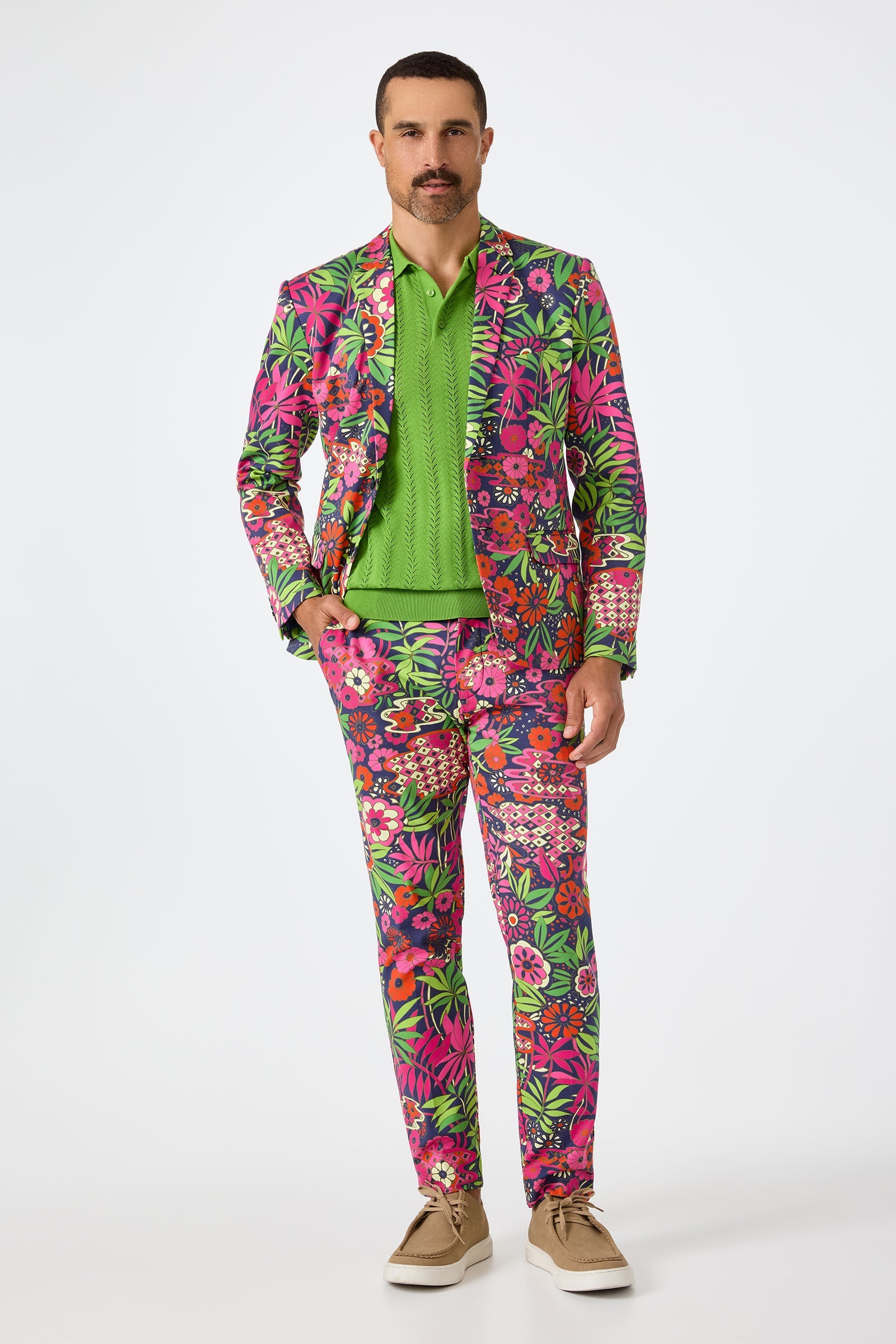 Clyde Slim Trouser - Fumi Floral
