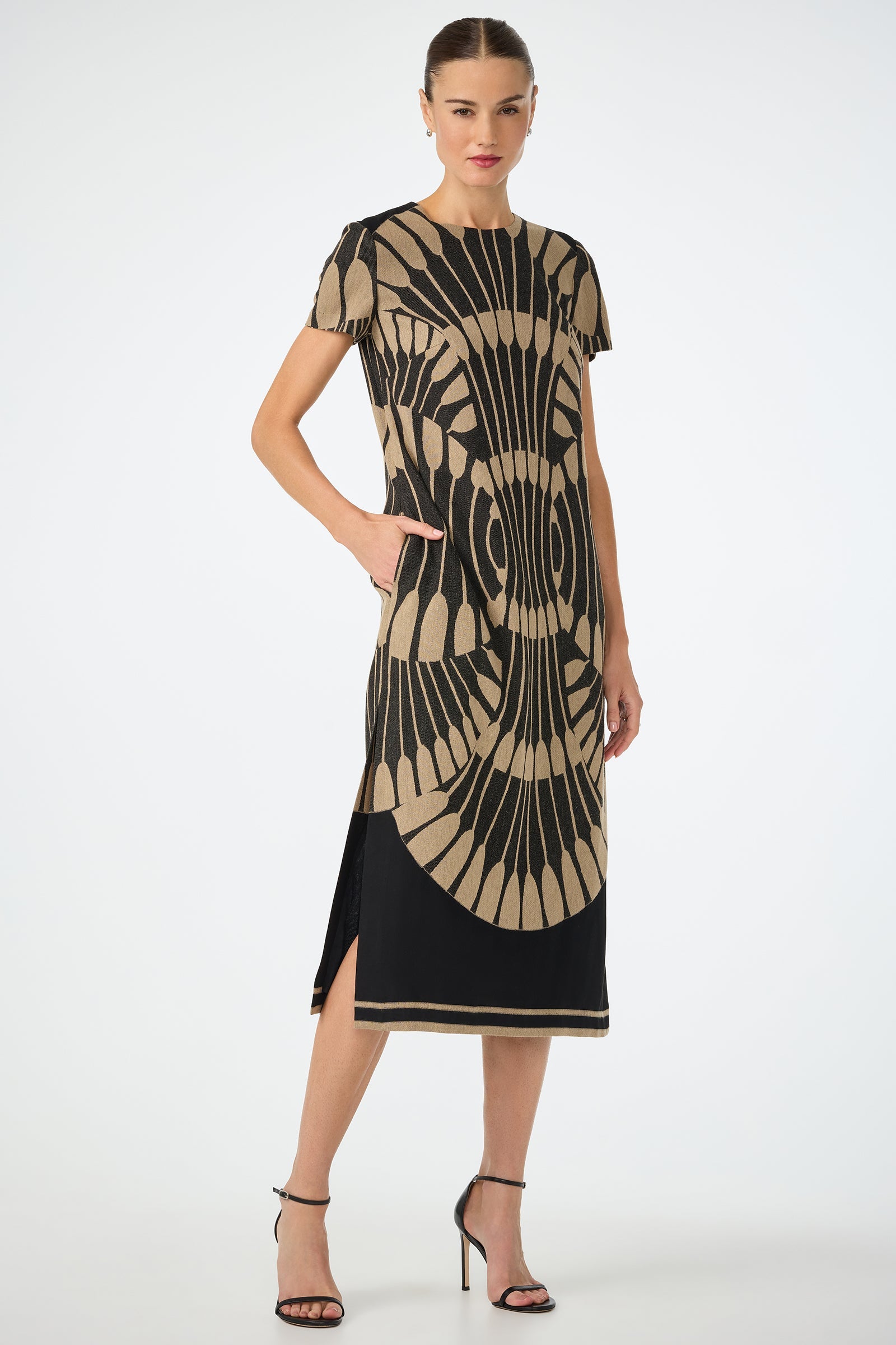 Sugarita Midi Dress - Juniper Fil Coupe