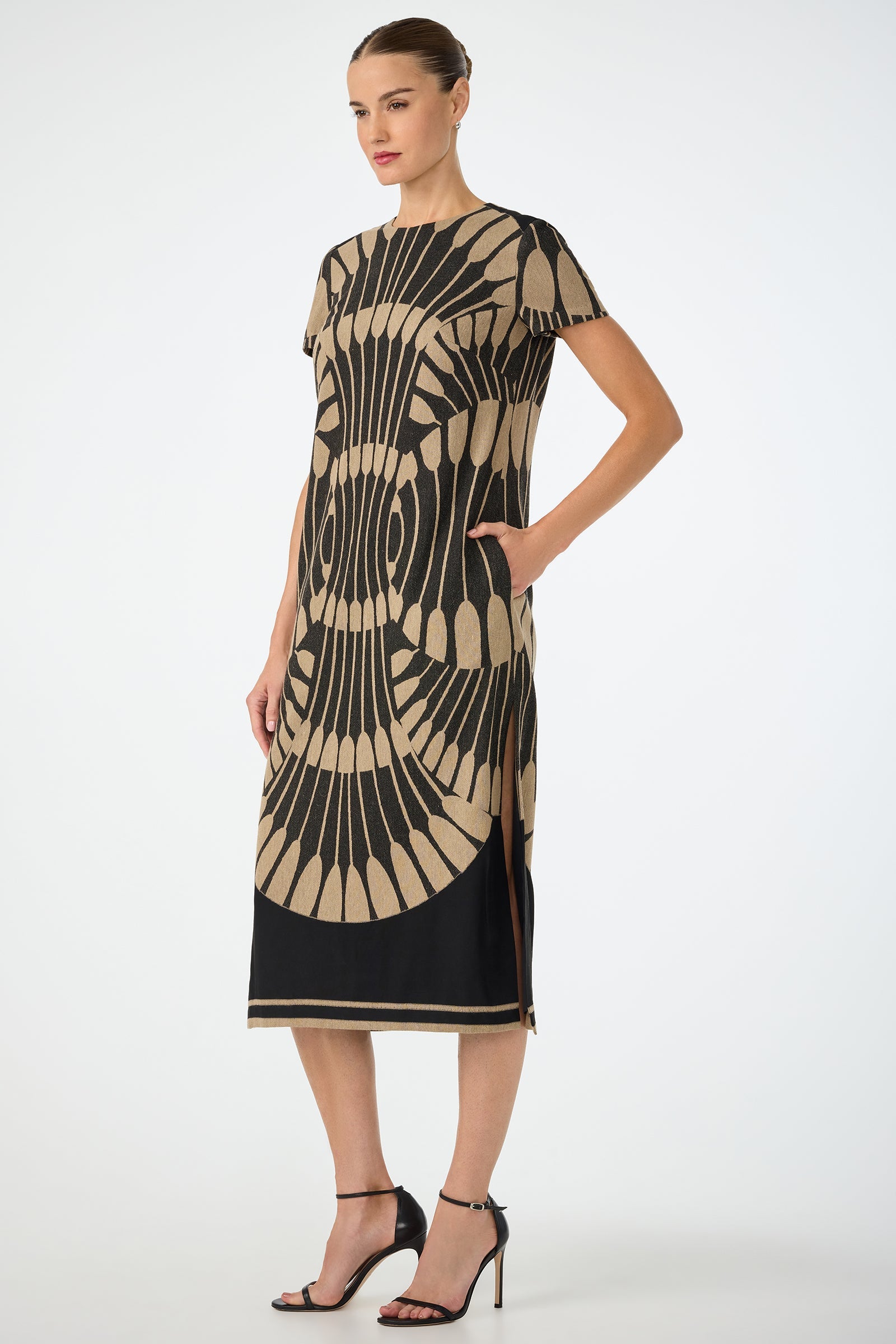 Sugarita Midi Dress - Juniper Fil Coupe