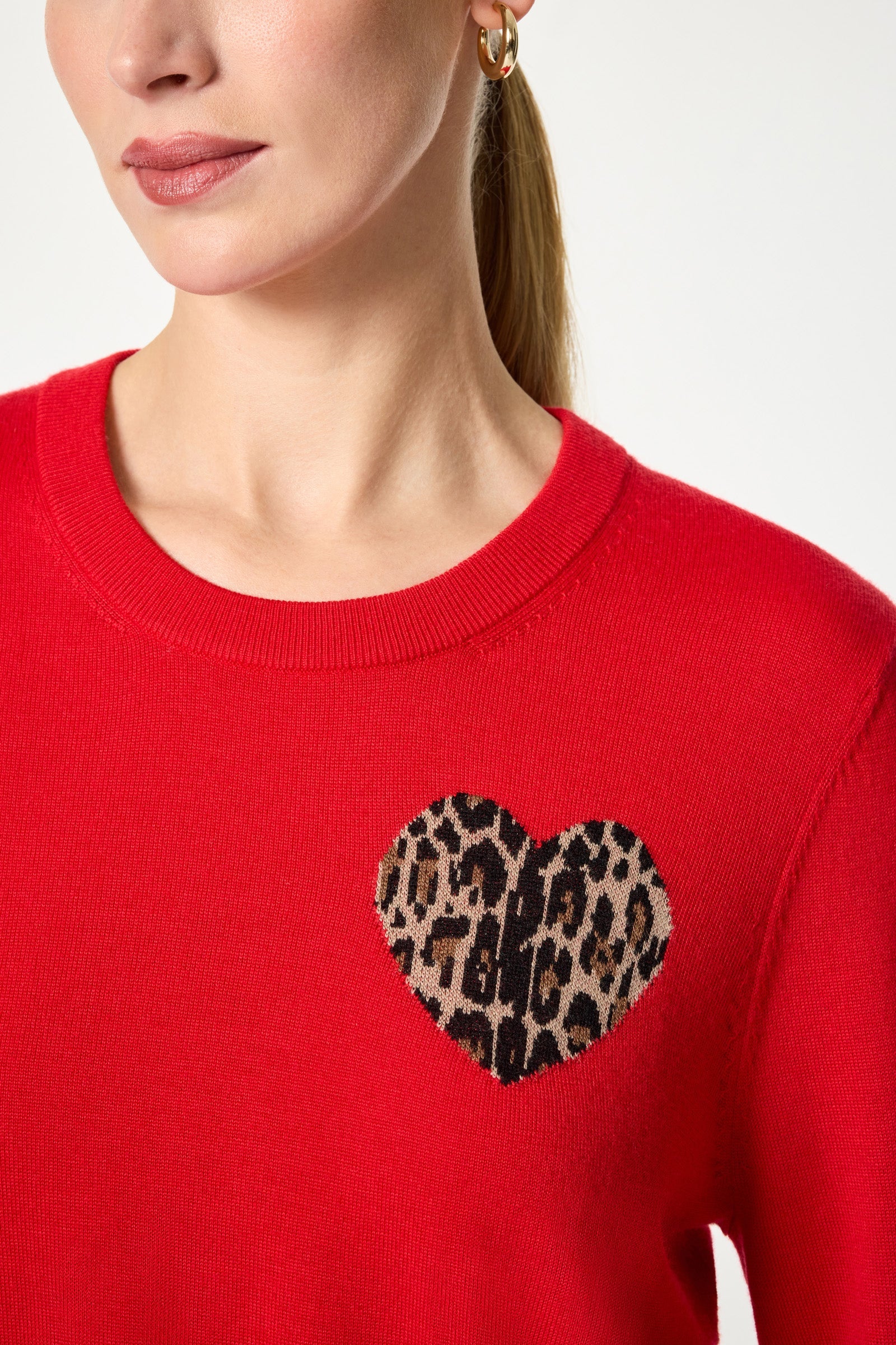 Jaguar Heart Crewneck Sweater