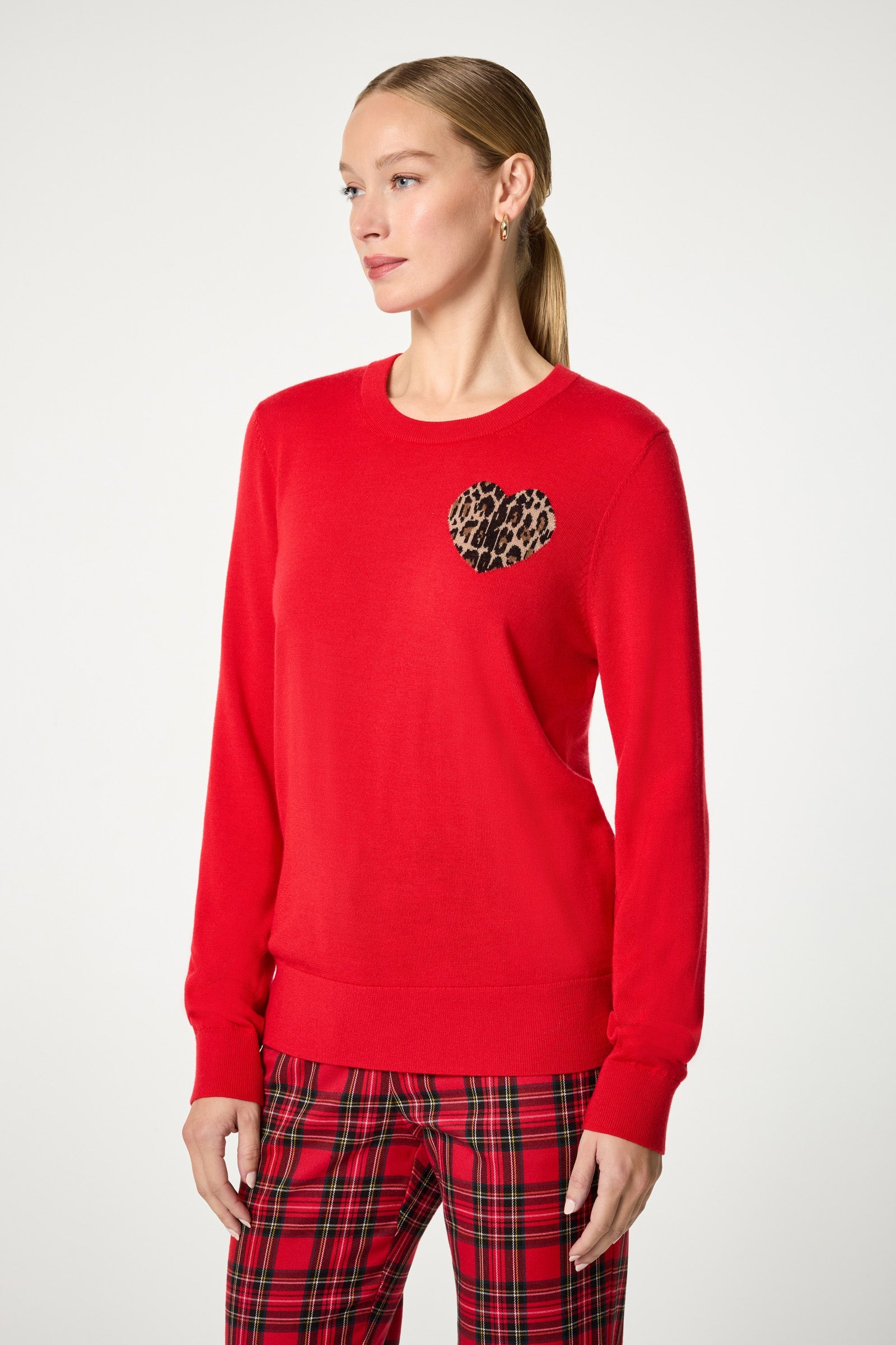 Jaguar Heart Crewneck Sweater