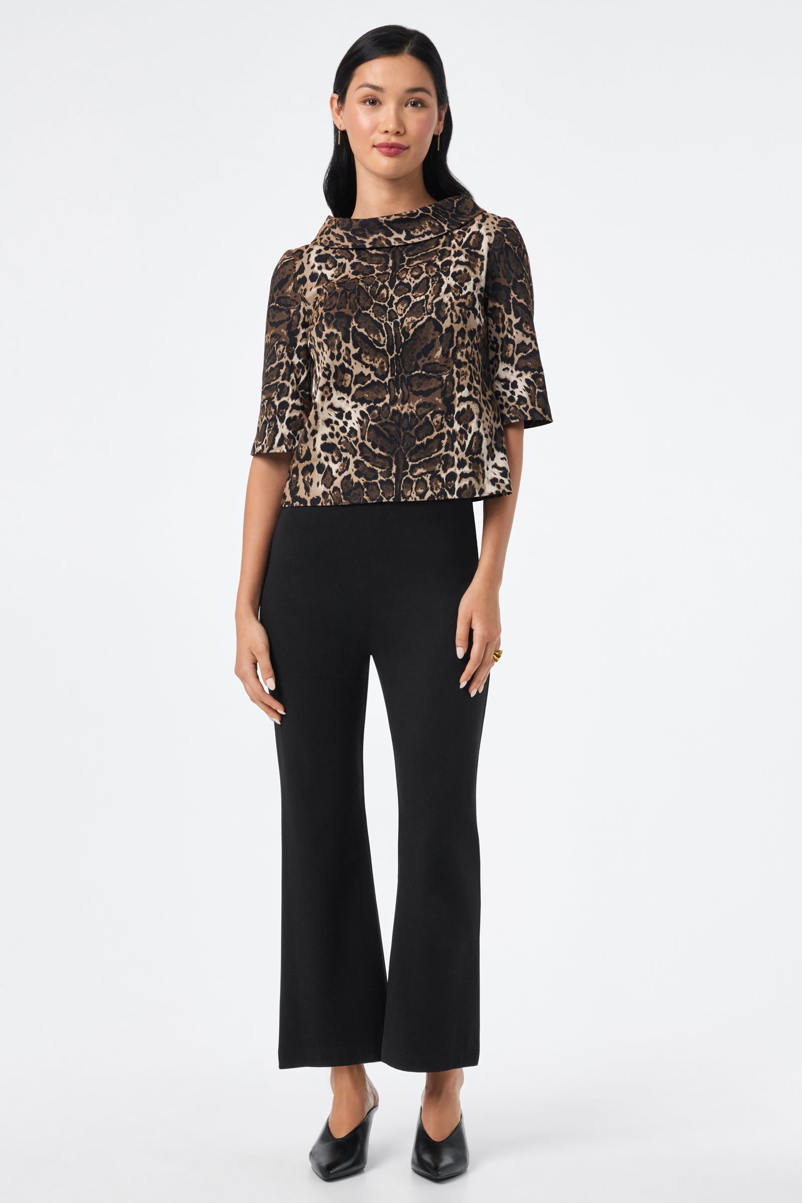 Kailee Folded Collar Top