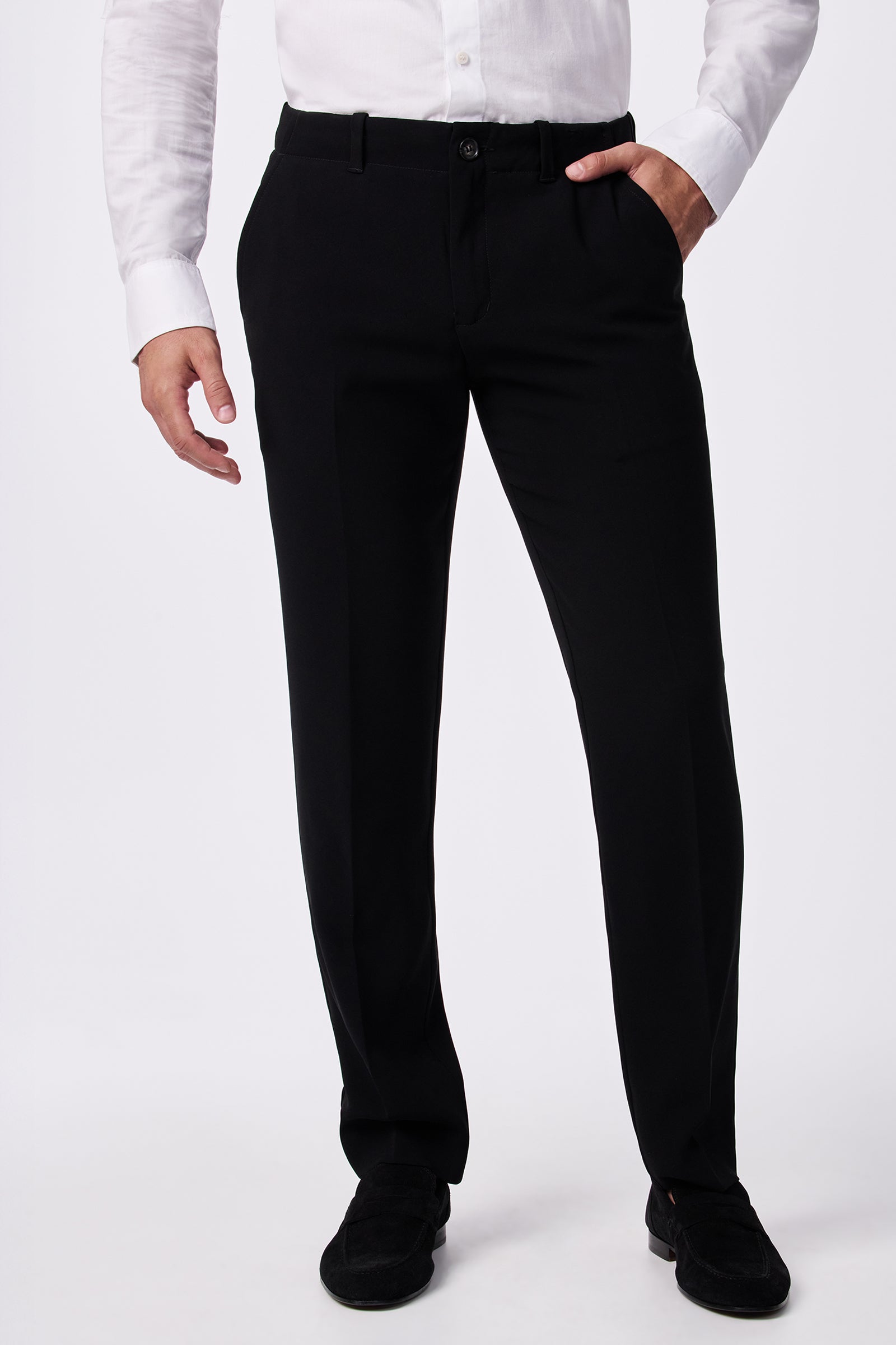 Alex Slim Trouser - Drapey Suiting