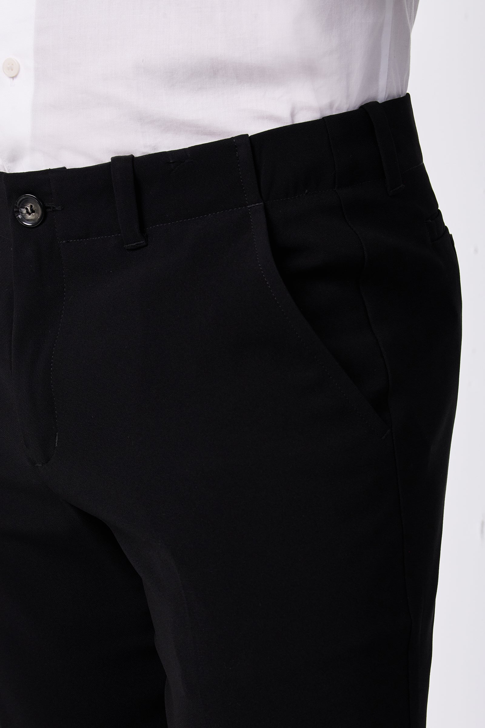 Alex Slim Trouser - Drapey Suiting