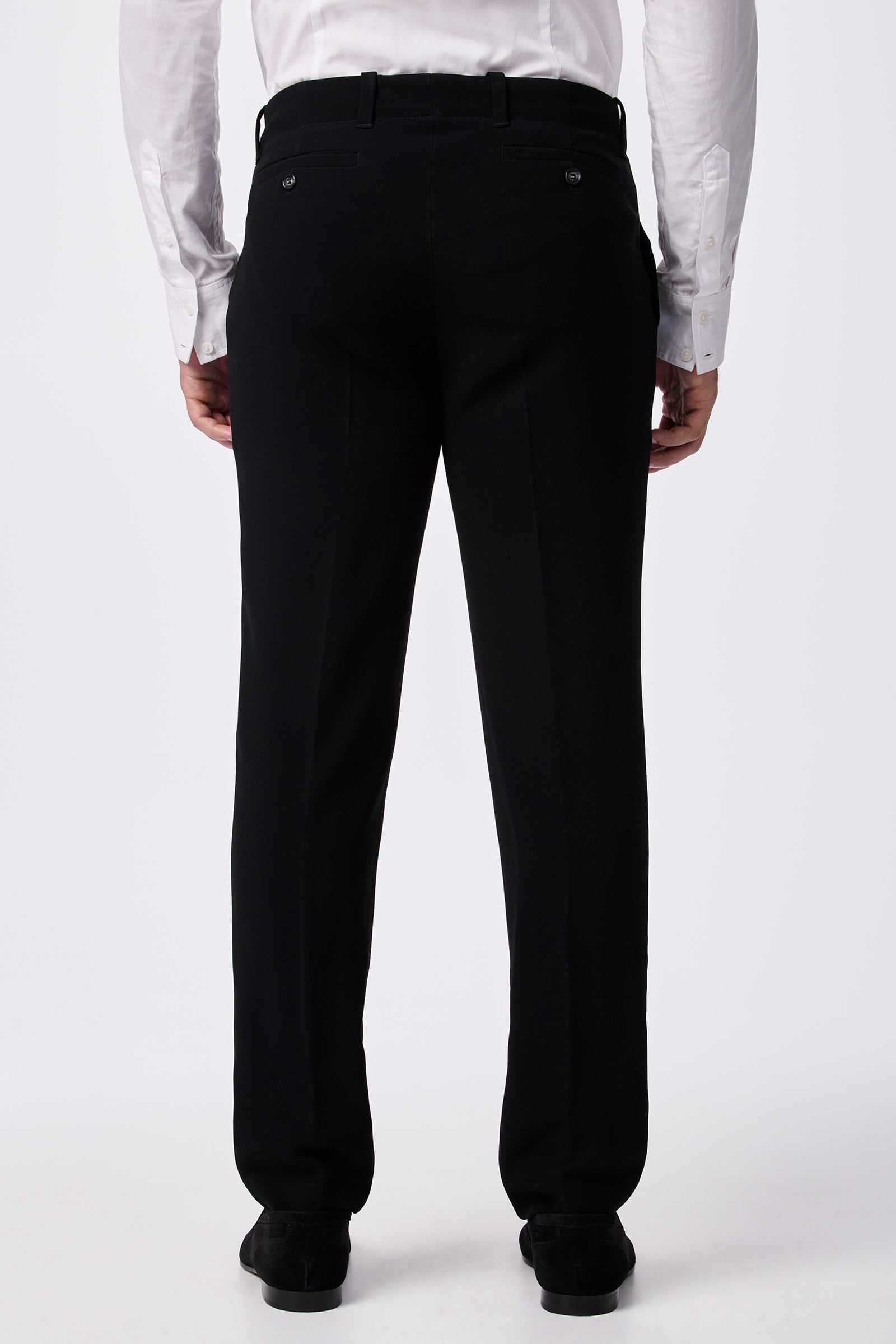 Alex Slim Trouser - Drapey Suiting
