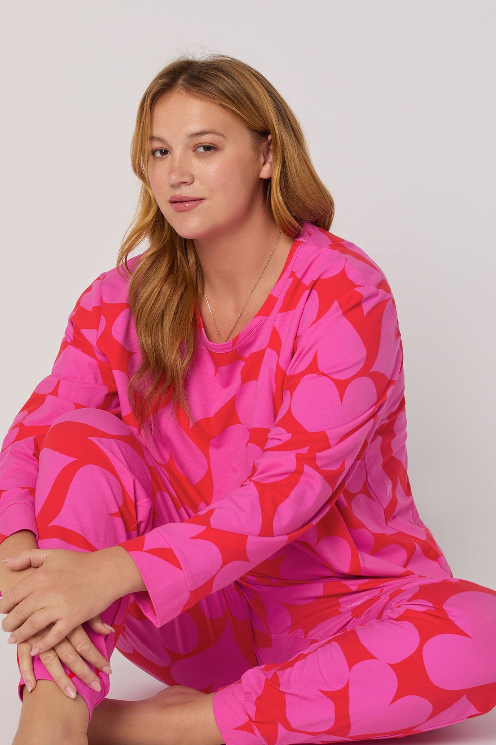 Pullover PJ Set - Hearts