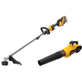 60V MAX 17 in. Cordless Battery Powered String Trimmer and Leaf Blower Combo Kit with (1) 9 Ah Battery &amp; Charger DCKO266X1