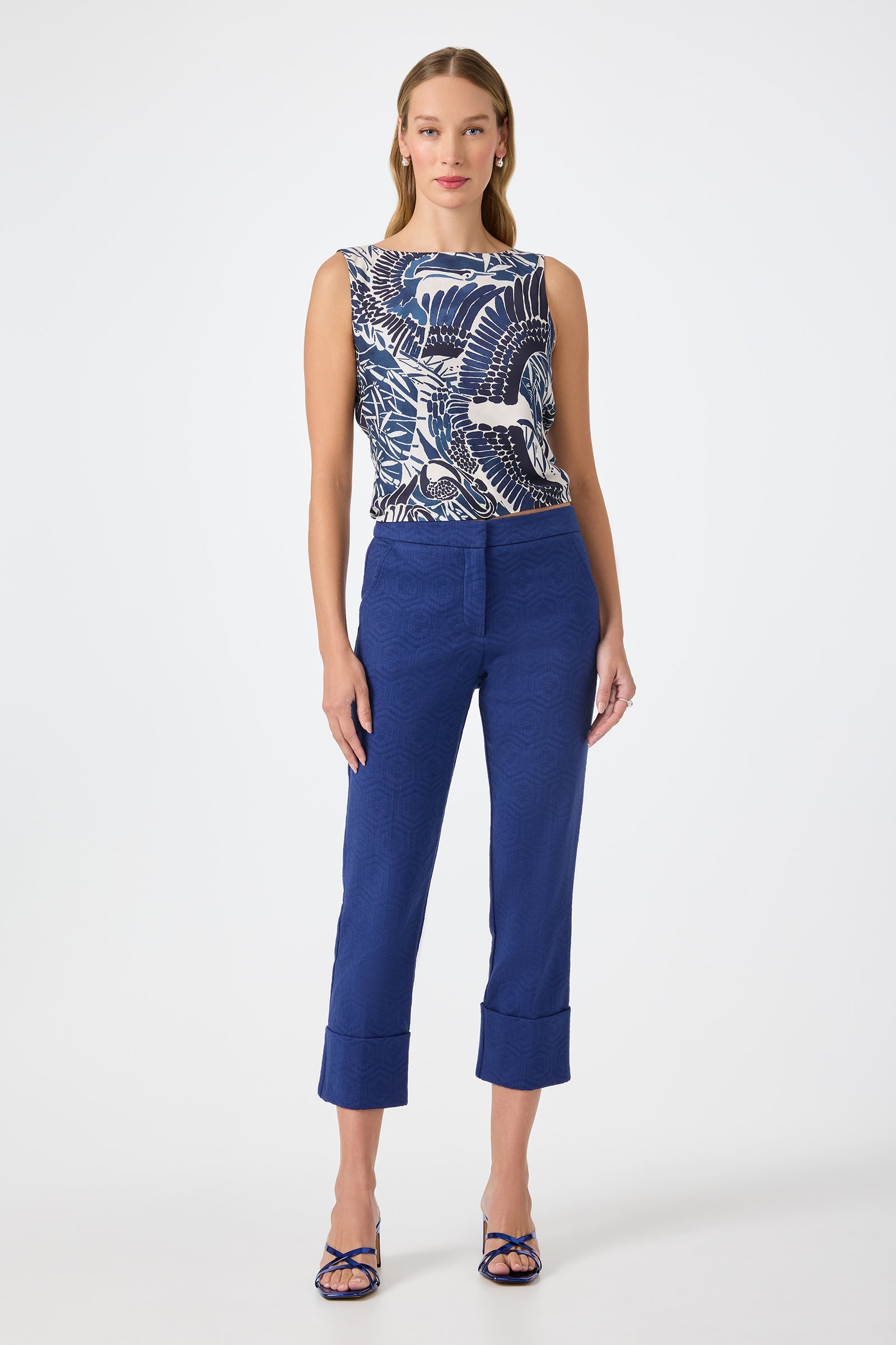Banshee Cropped Cuff Hem Pant