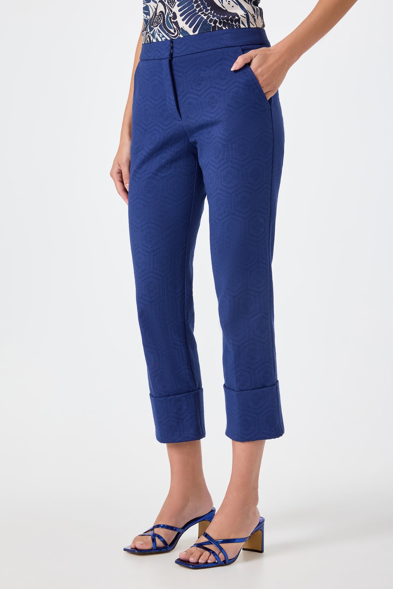 Banshee Cropped Cuff Hem Pant