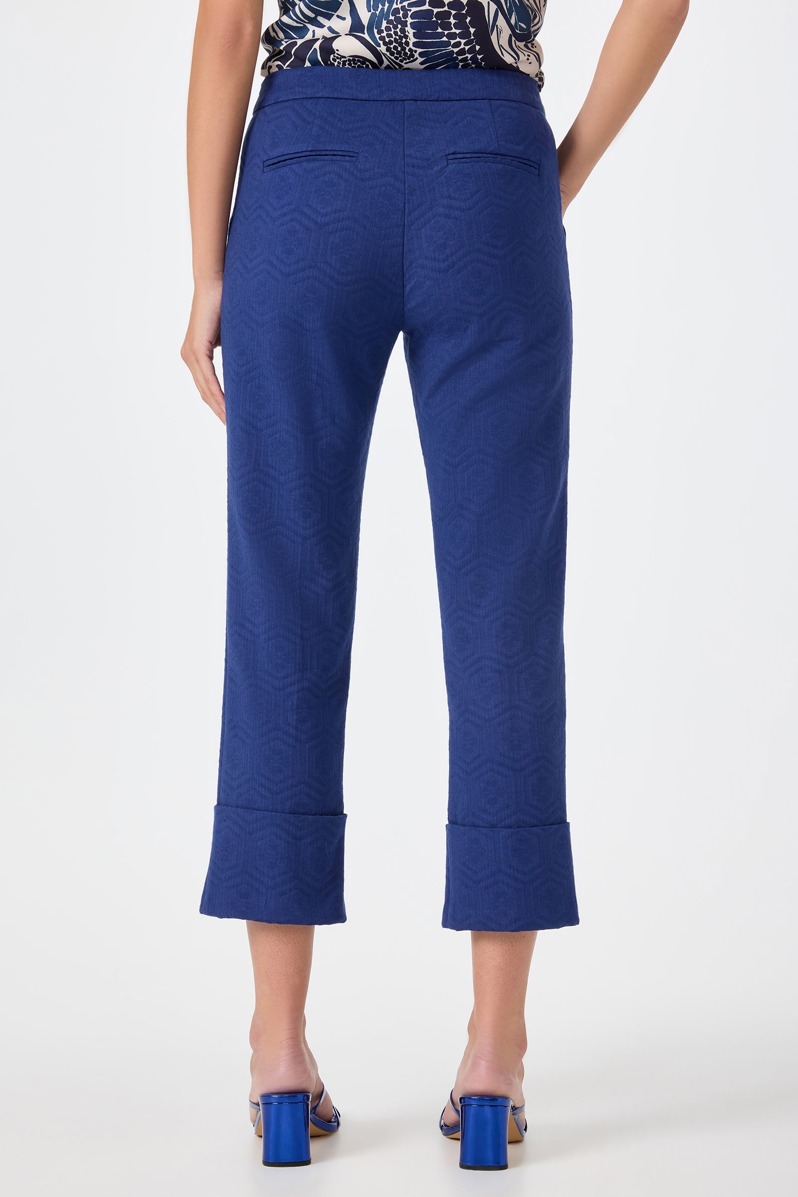 Banshee Cropped Cuff Hem Pant