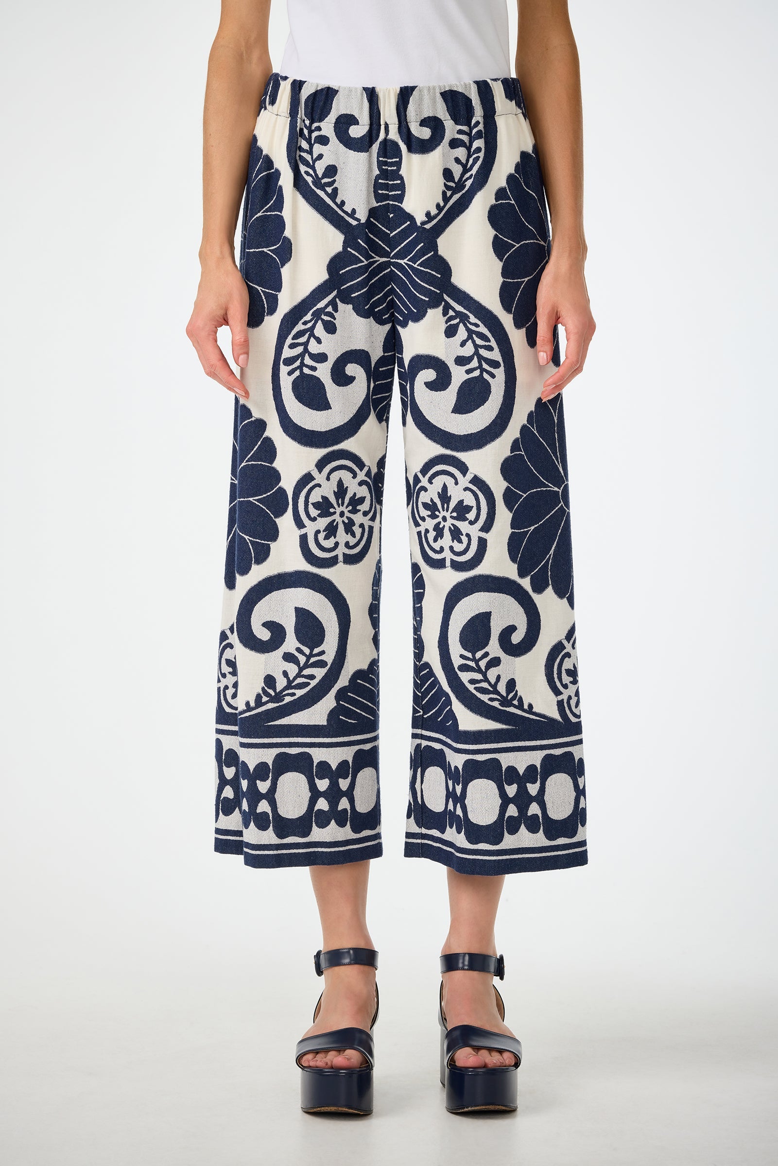 Estella Cropped Pant - Fuyuko Fil Coupe