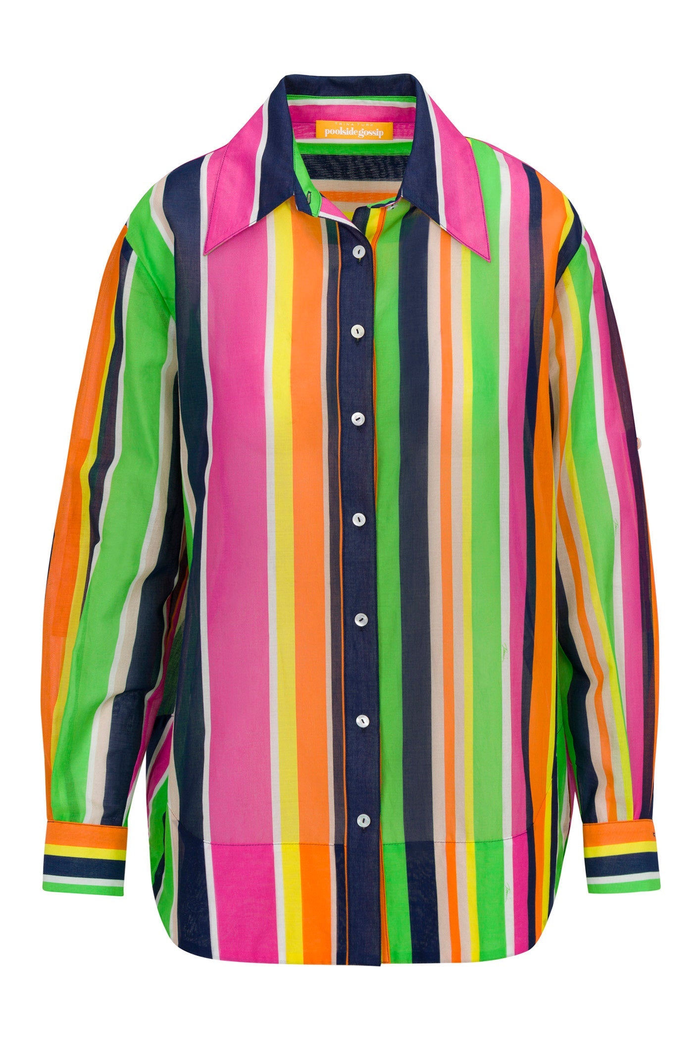 Swing Short-Sleeve Top - Splash Stripe