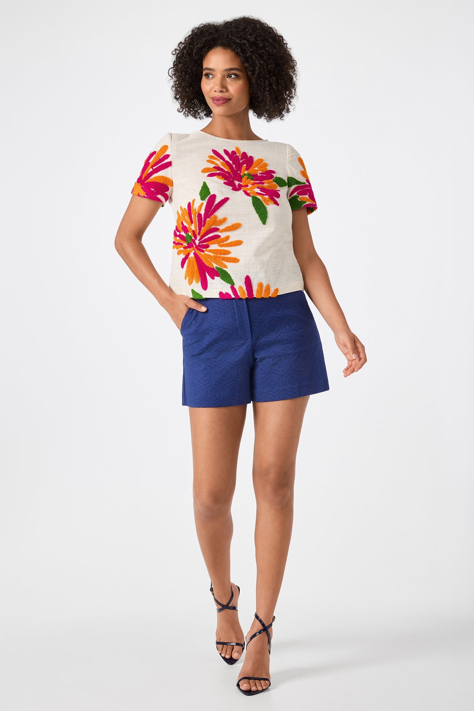 Valera Short - Jin Jacquard