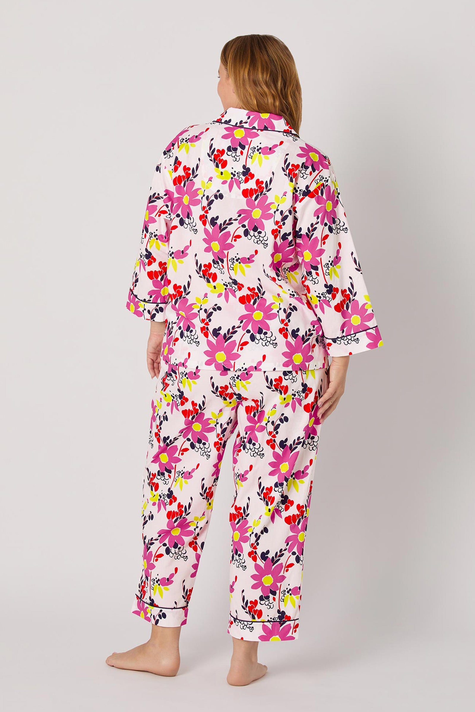Crop Classic PJ Set - Whimsical Floral