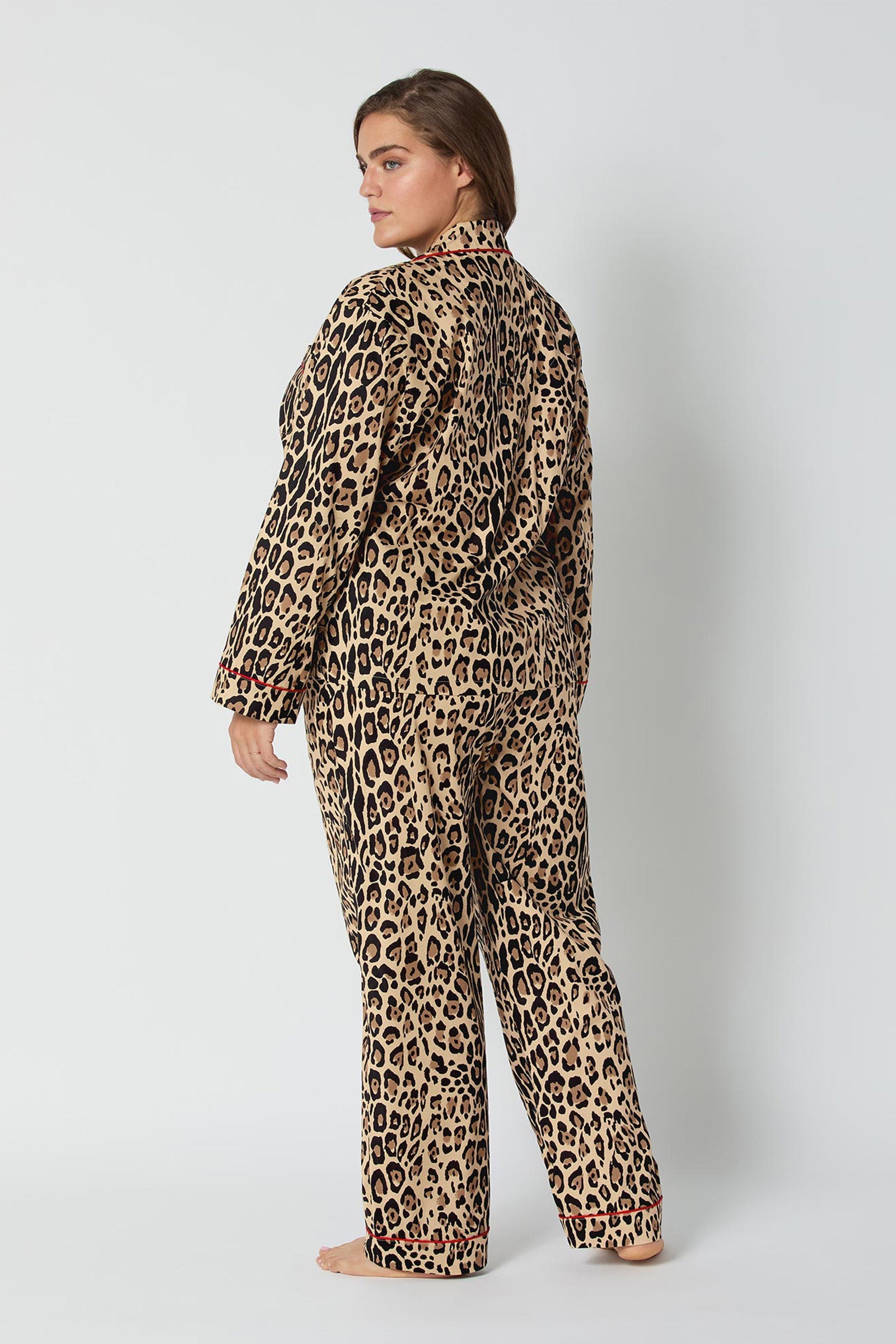 Classic PJ Set - Leopard Stripe