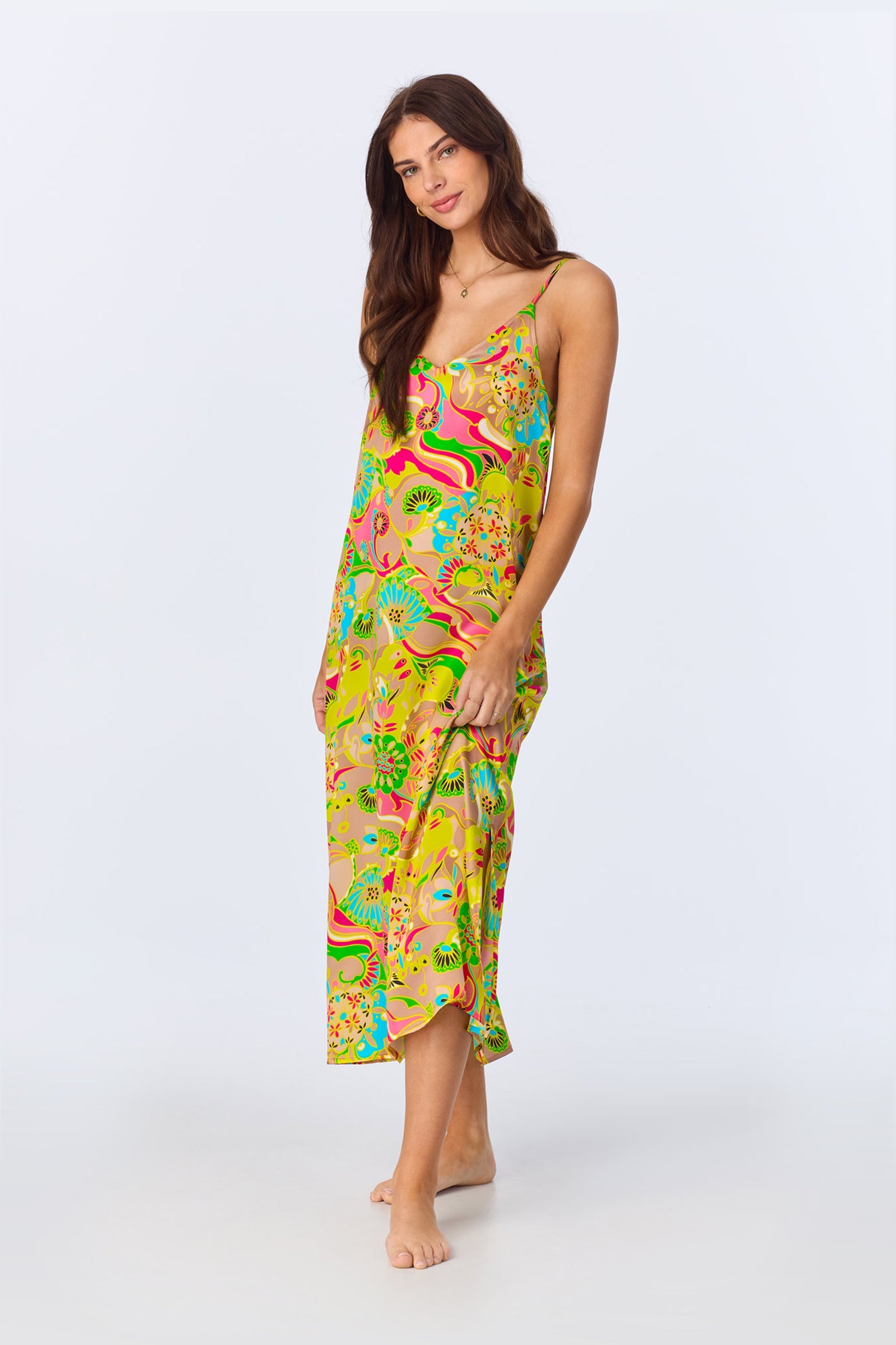 TT Maxi Chemise Nightgown - Heritage Silk