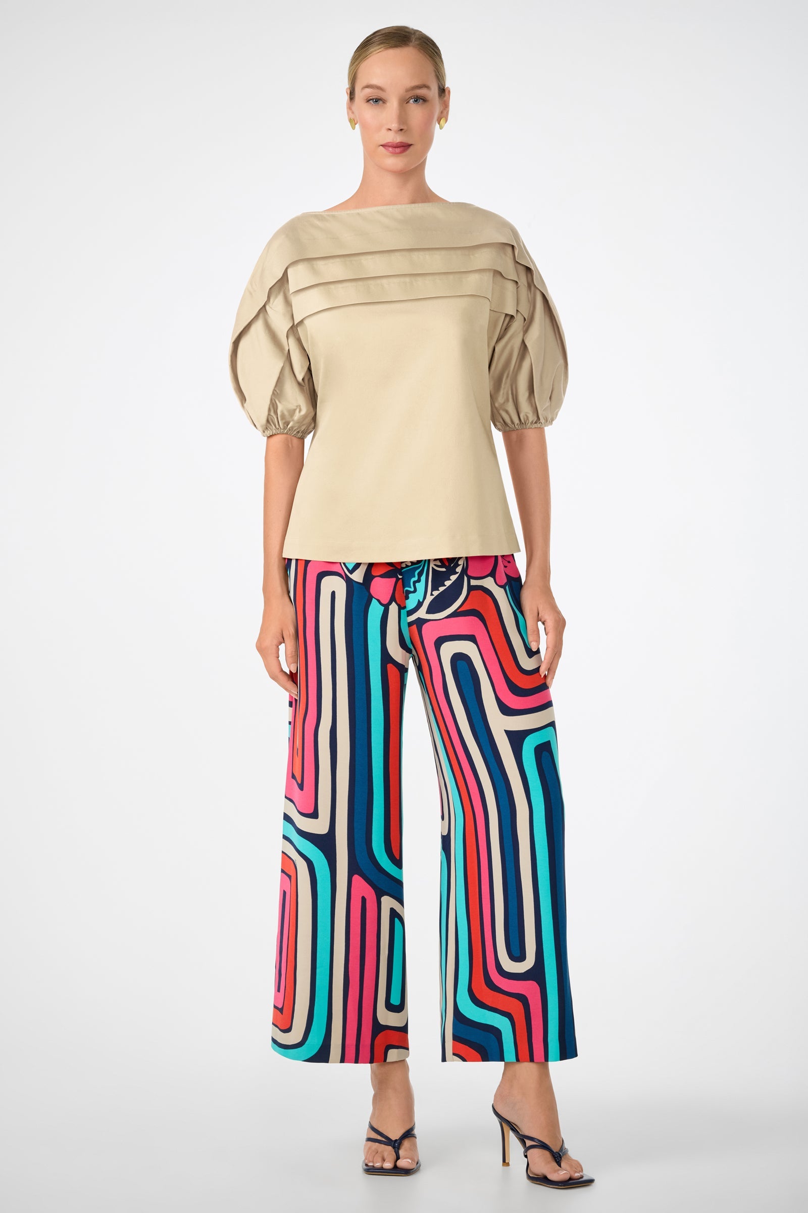 Grady Puff-Sleeve Top