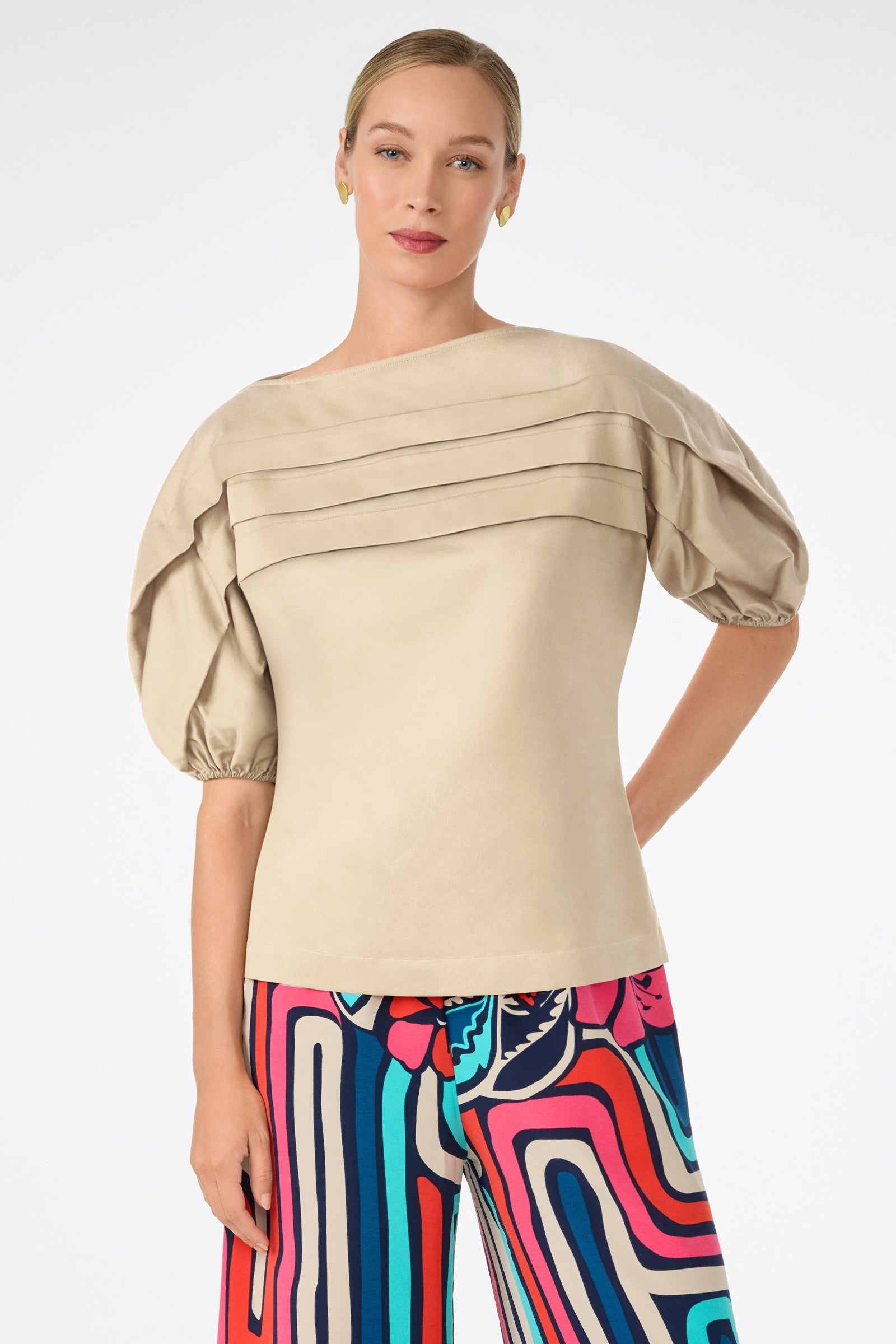 Grady Puff-Sleeve Top