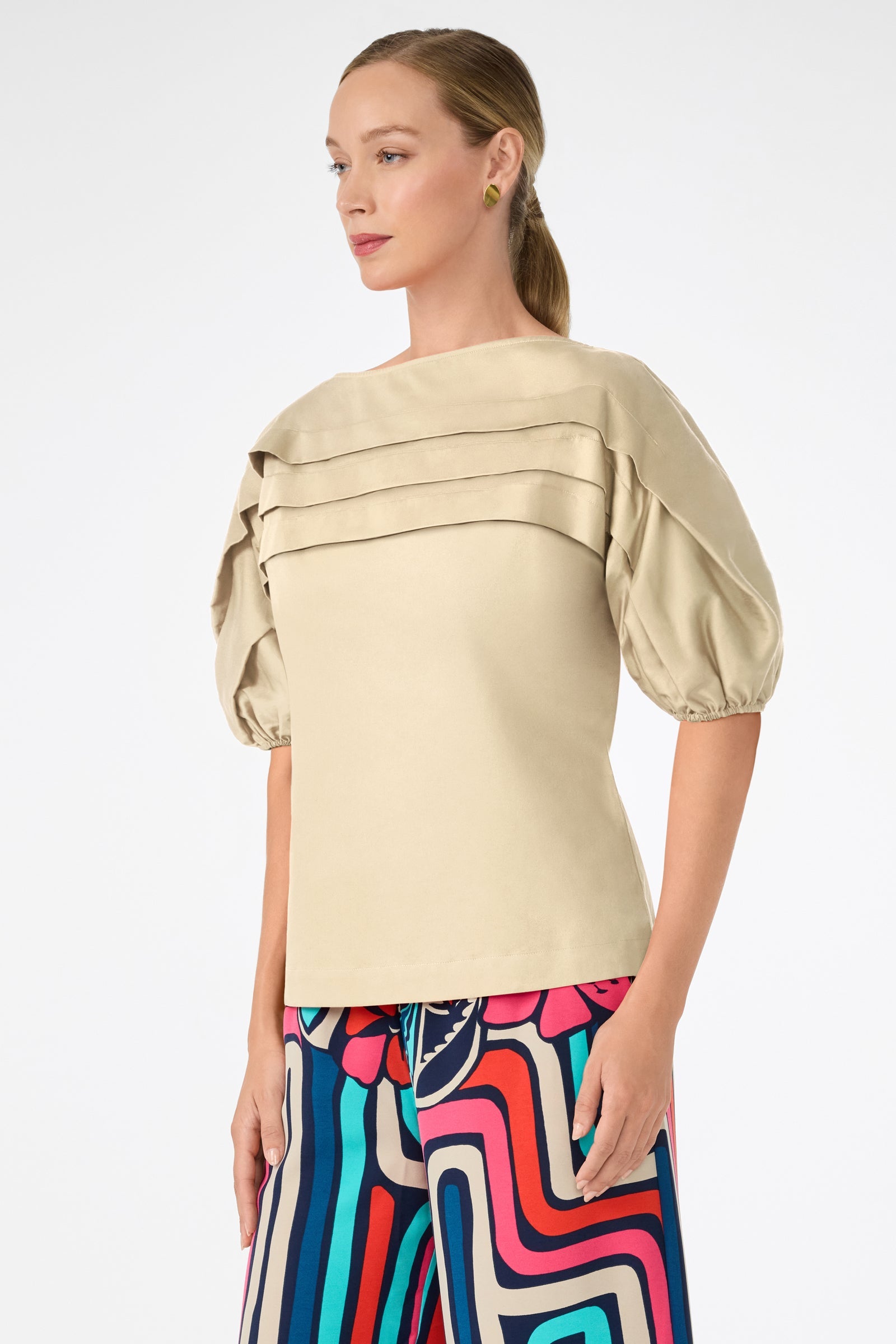Grady Puff-Sleeve Top