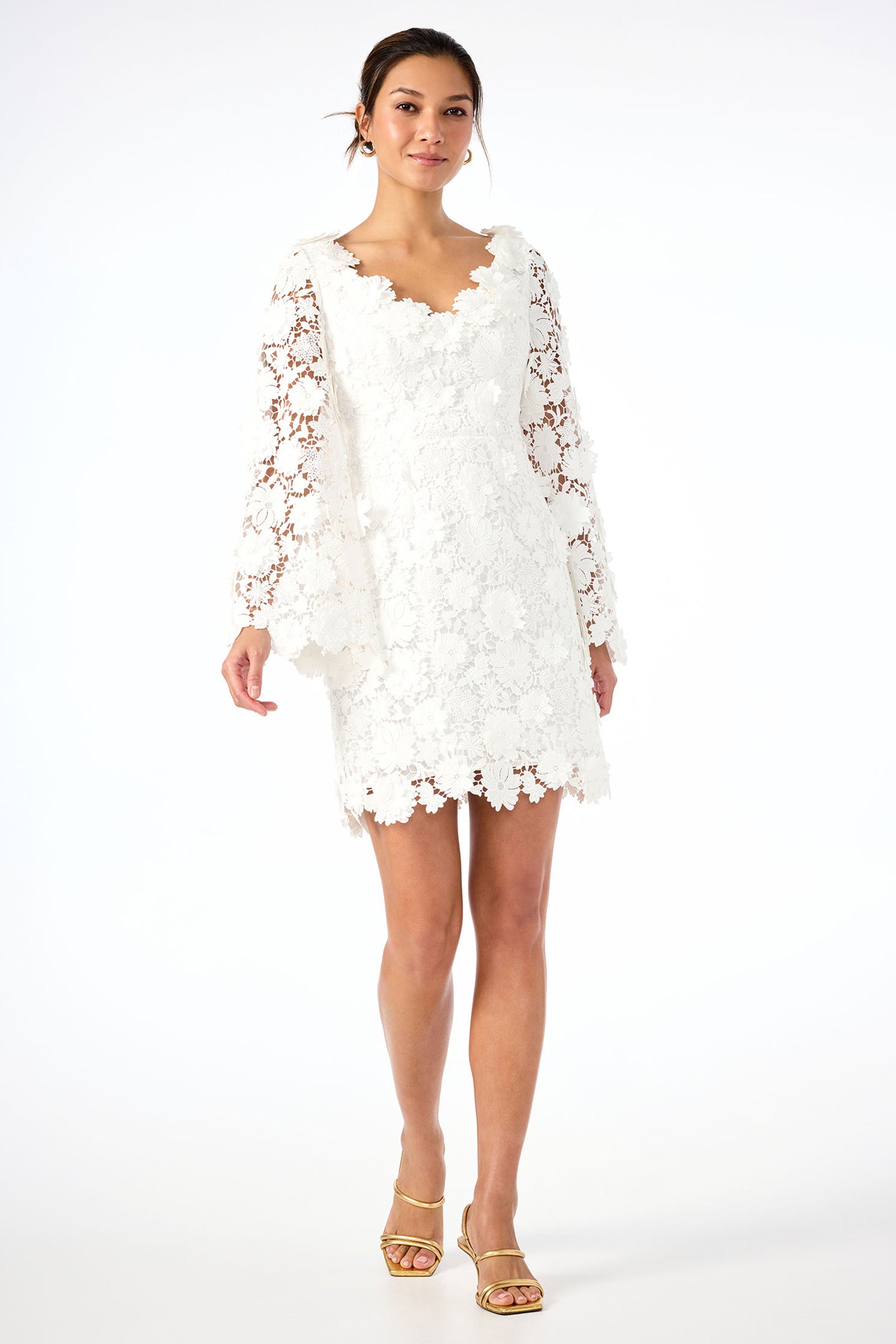 Ariah Long-Sleeve Dress - Love All Lace