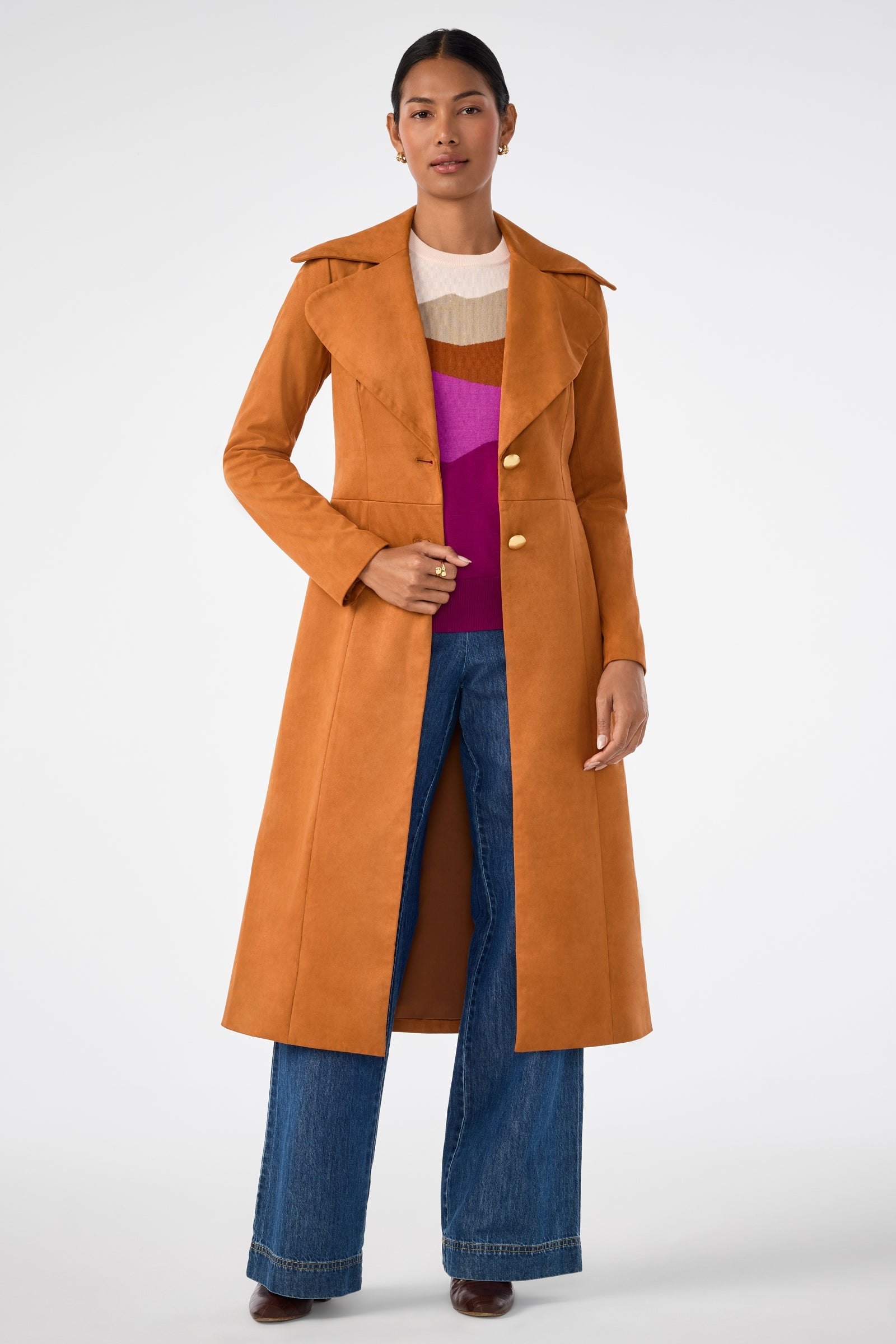Starflower Suede Coat