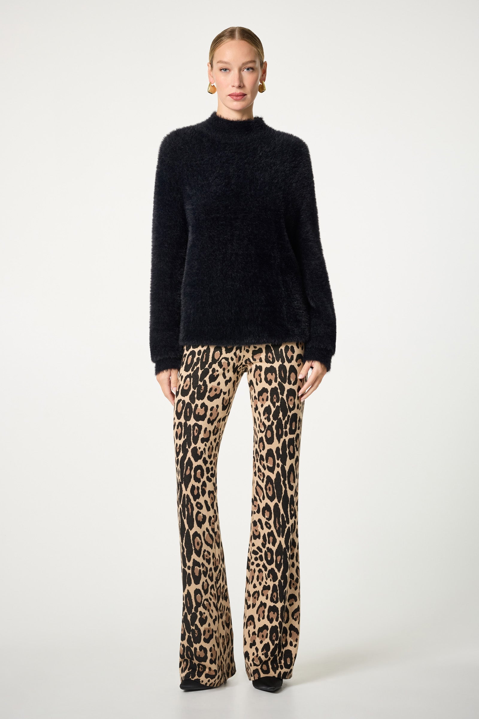 Bazaar Mock Neck Sweater