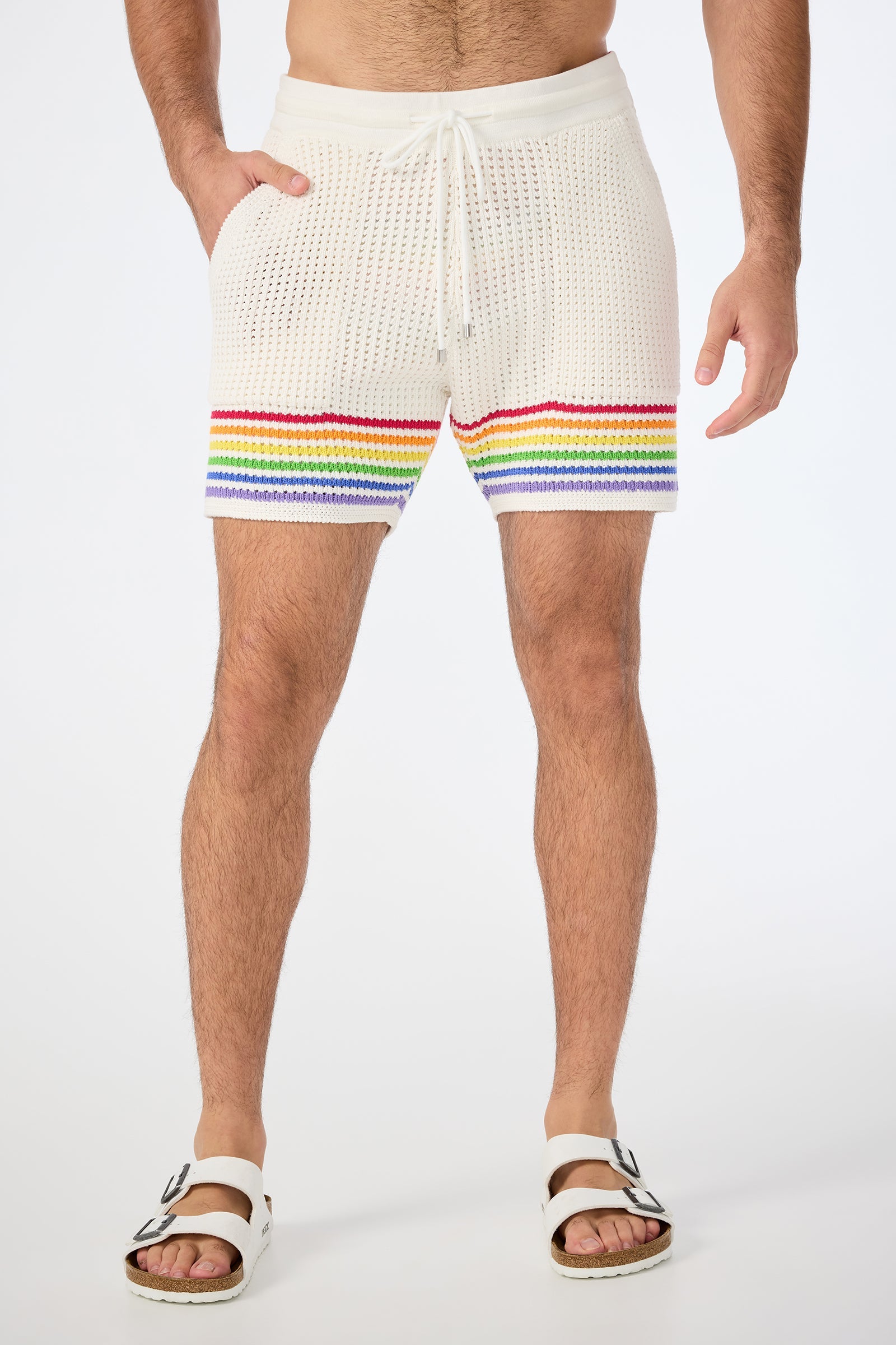 August Open-Knit Short - Pride