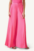 Frame Wide-Leg Pleated Pant - GS Georgette