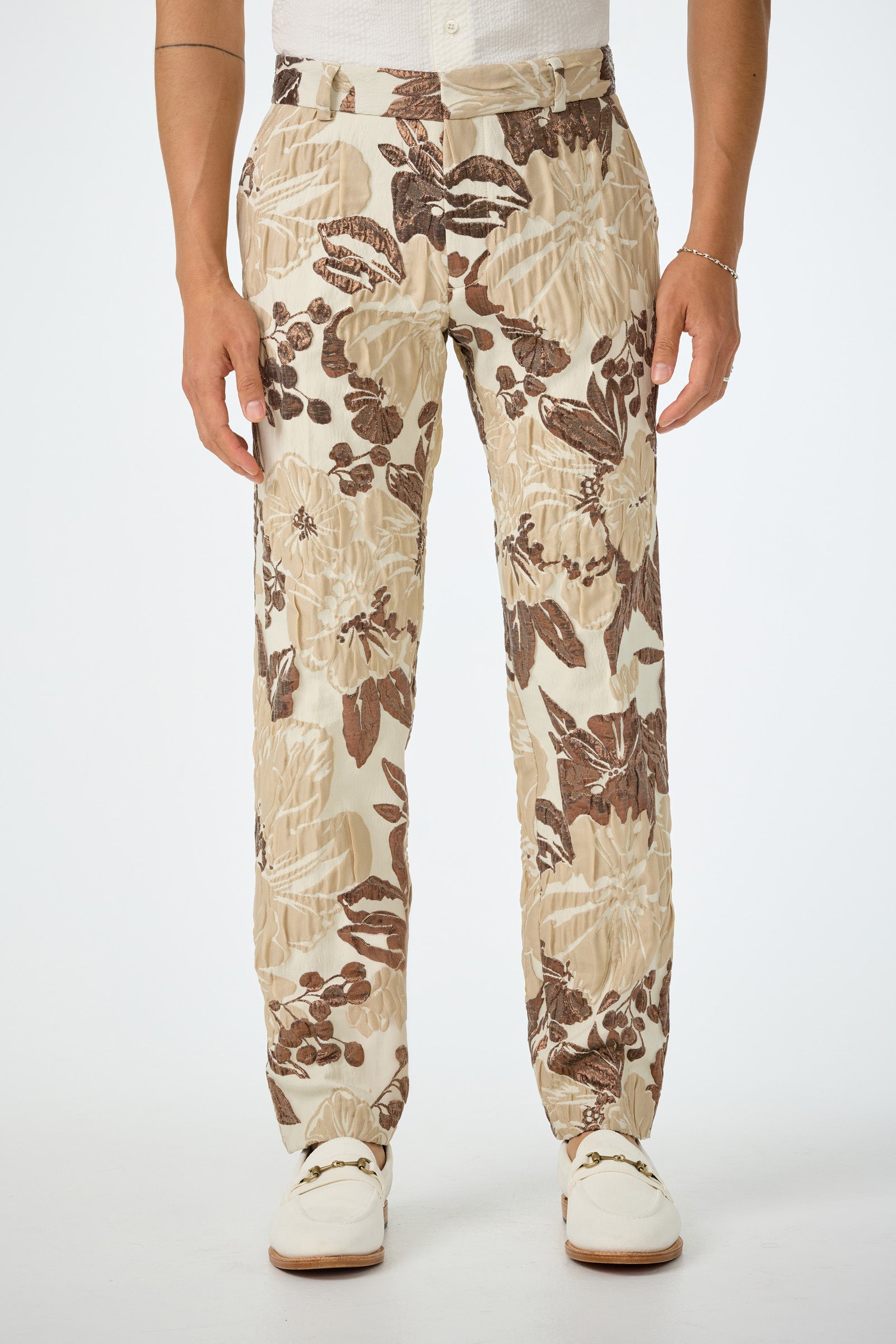 Clyde Slim Trouser - Daintree Jacquard
