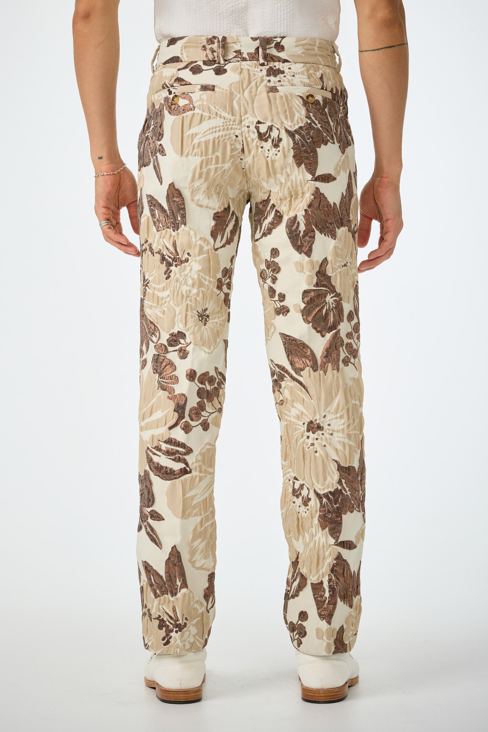Clyde Slim Trouser - Daintree Jacquard