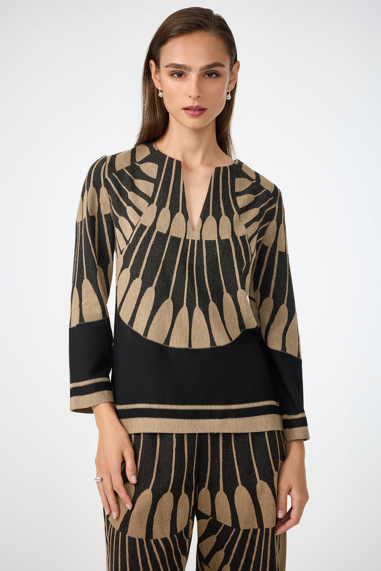 Amy Top - Juniper Fil Coupe