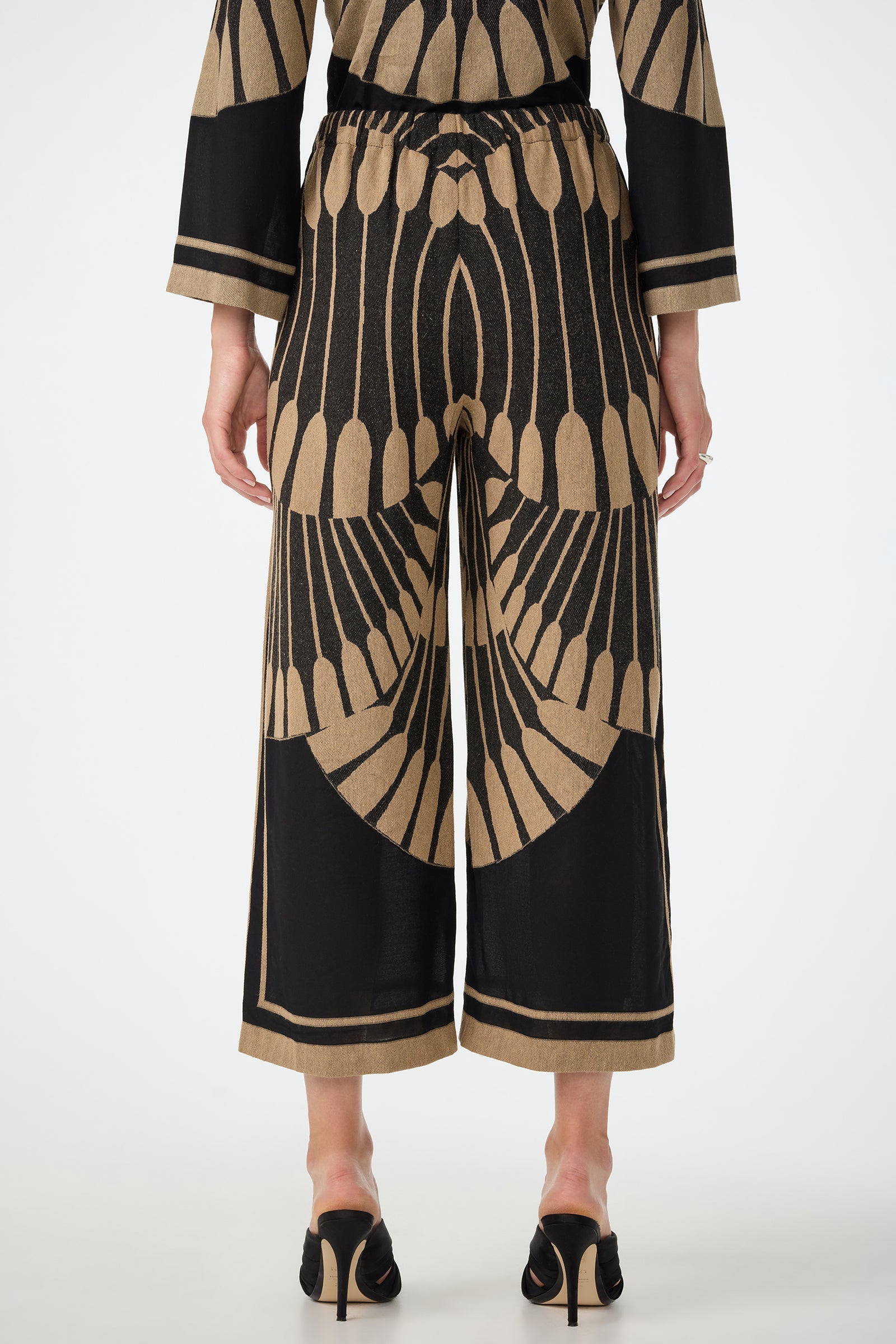 Estella Cropped Pant - Juniper Fil Coupe