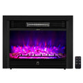 285Quot 1500W Recessed Electric Fireplace Insert With Flame Effects Wall Mounted Electric Fireplace Heater