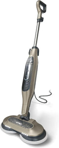 Mop, Scrub &amp; Sanitize at The Same Time, Designed for Hard Floors, with 4 Dirt Grip Soft Scrub Washable Pads, 3 Steam Modes &amp; LED Headlights, Gold