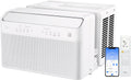 Midea 12,000 BTU U Shaped Smart Inverter Window Air Conditioner&ndash;Cools up to 550 Sq. Ft., Ultra Quiet with Open Window Flexibility, Compatible with Alexa/Google Assistant, 35% Energy Savings (Renewed)