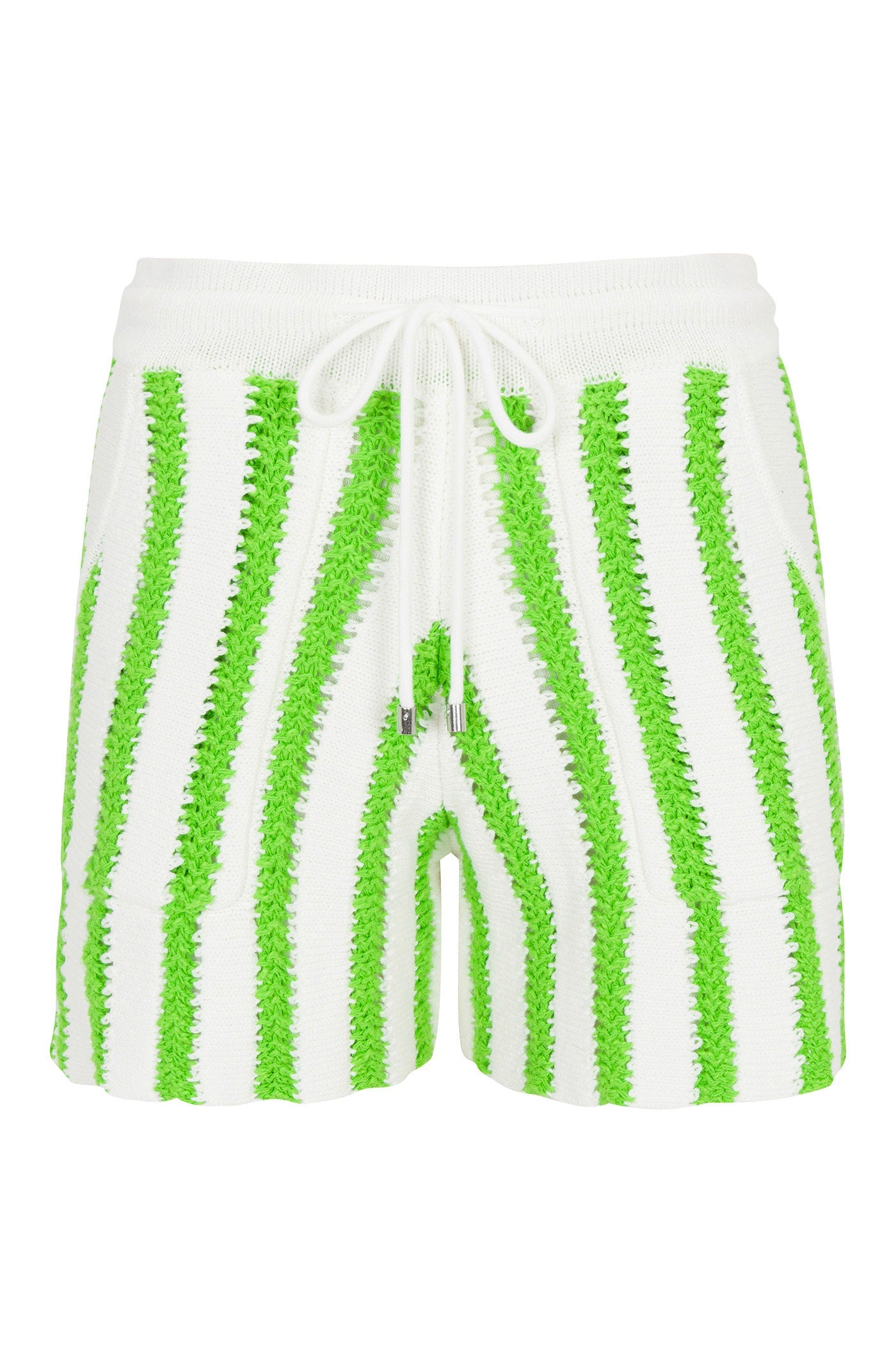 Aryna Striped Elastic Waist Knit Short