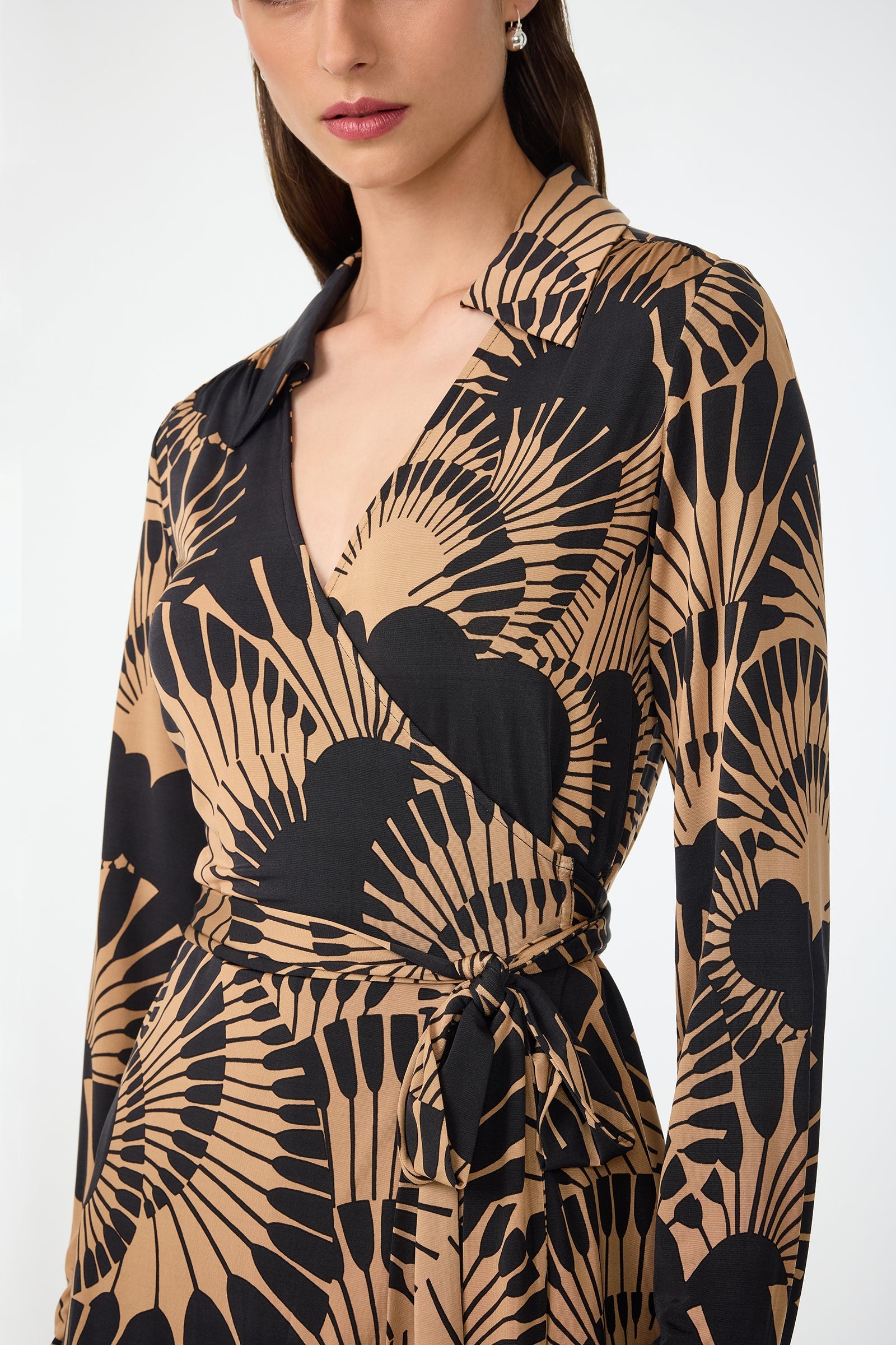 Makeba Wrap Top - Juniper Jersey