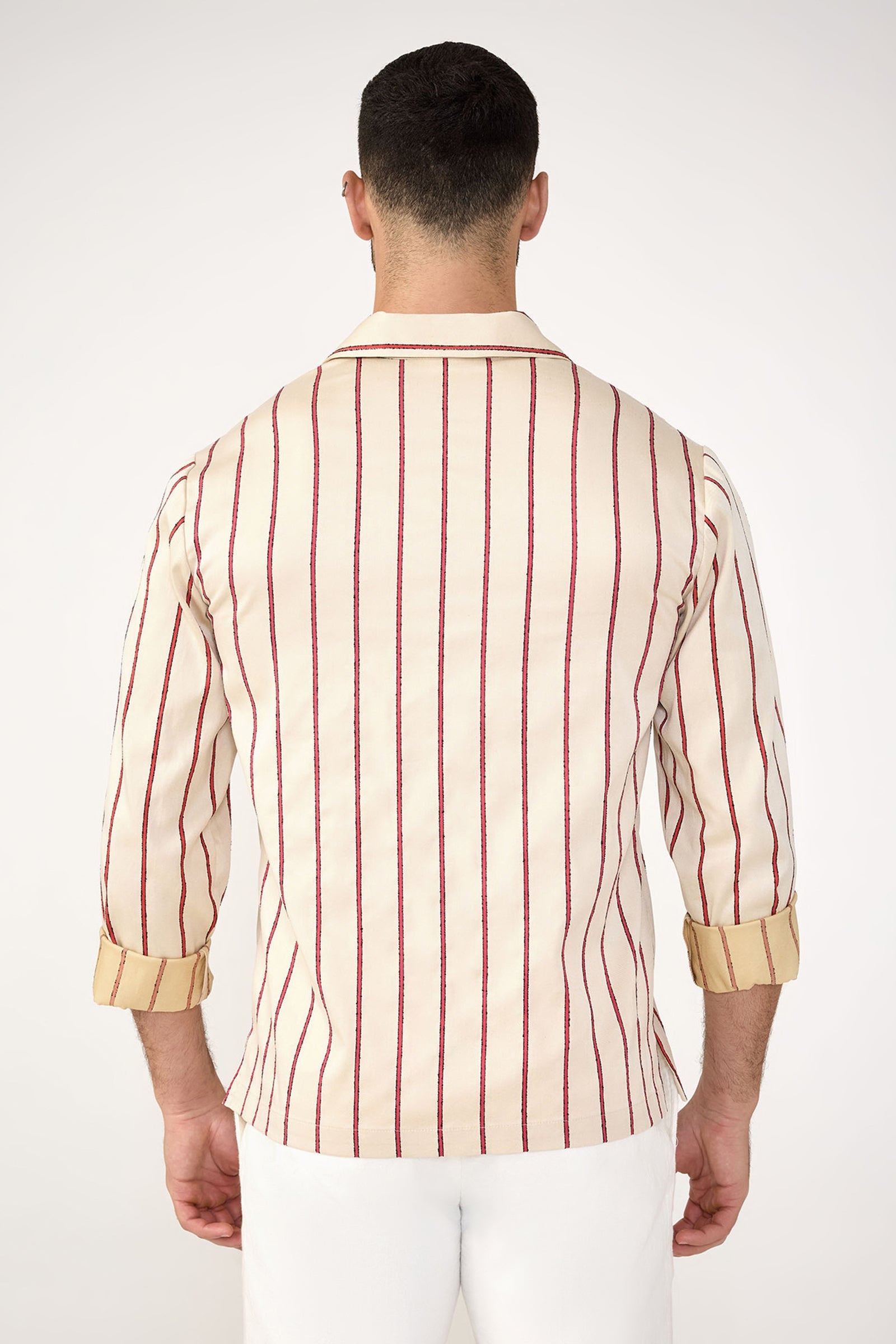 Holmes Long-Sleeve Pullover - Solaire Stripe