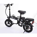 SALE &amp; CLEARANCE Folding Electric Bike, 250W Electric Bike Suitable for Adults and Teenagers Removable Battery Fat Tire Electric Bike Beach Snow Bicycle, Best Fathers Mothers Lovers (Black)