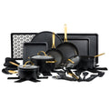 Thyme &amp; Table 32 Piece Cookware &amp; Bakeware Non Stick Set, Black