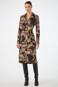 Radio City Wrap Dress - Juniper Jersey