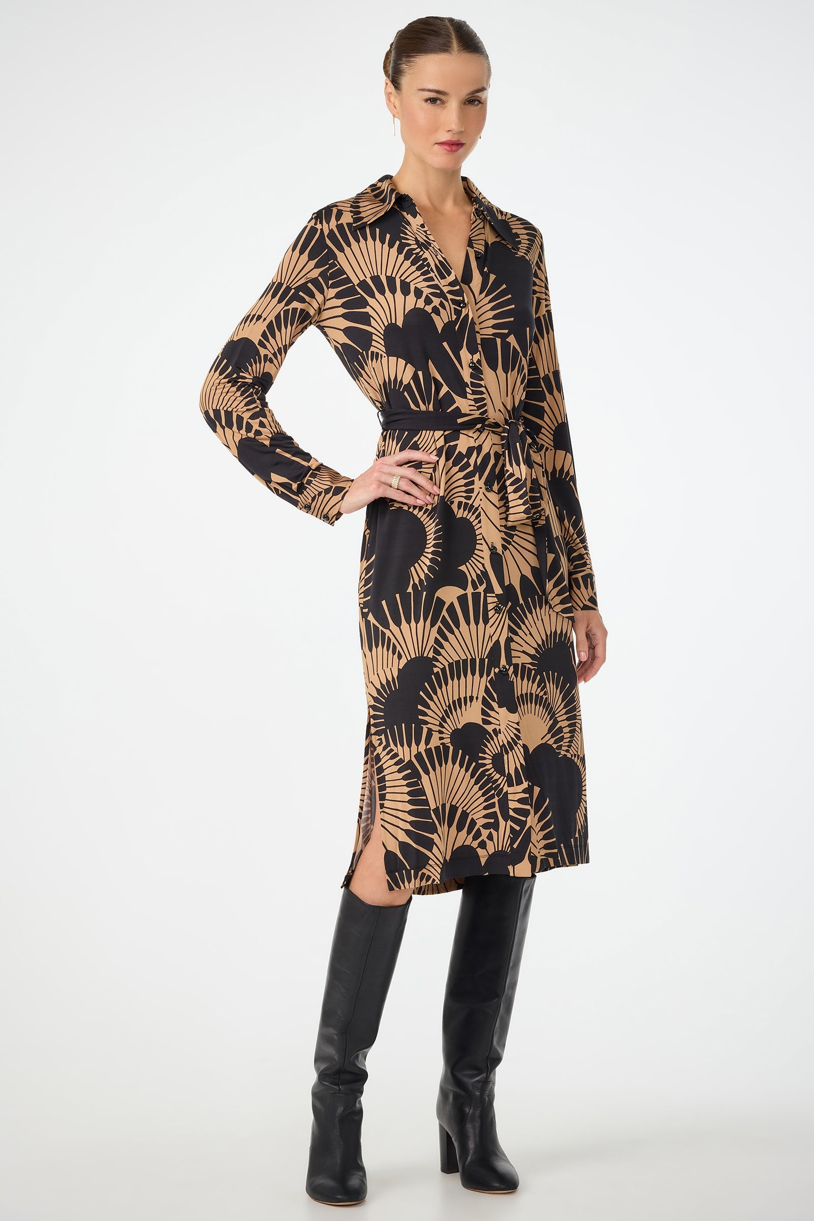 Radio City Wrap Dress - Juniper Jersey