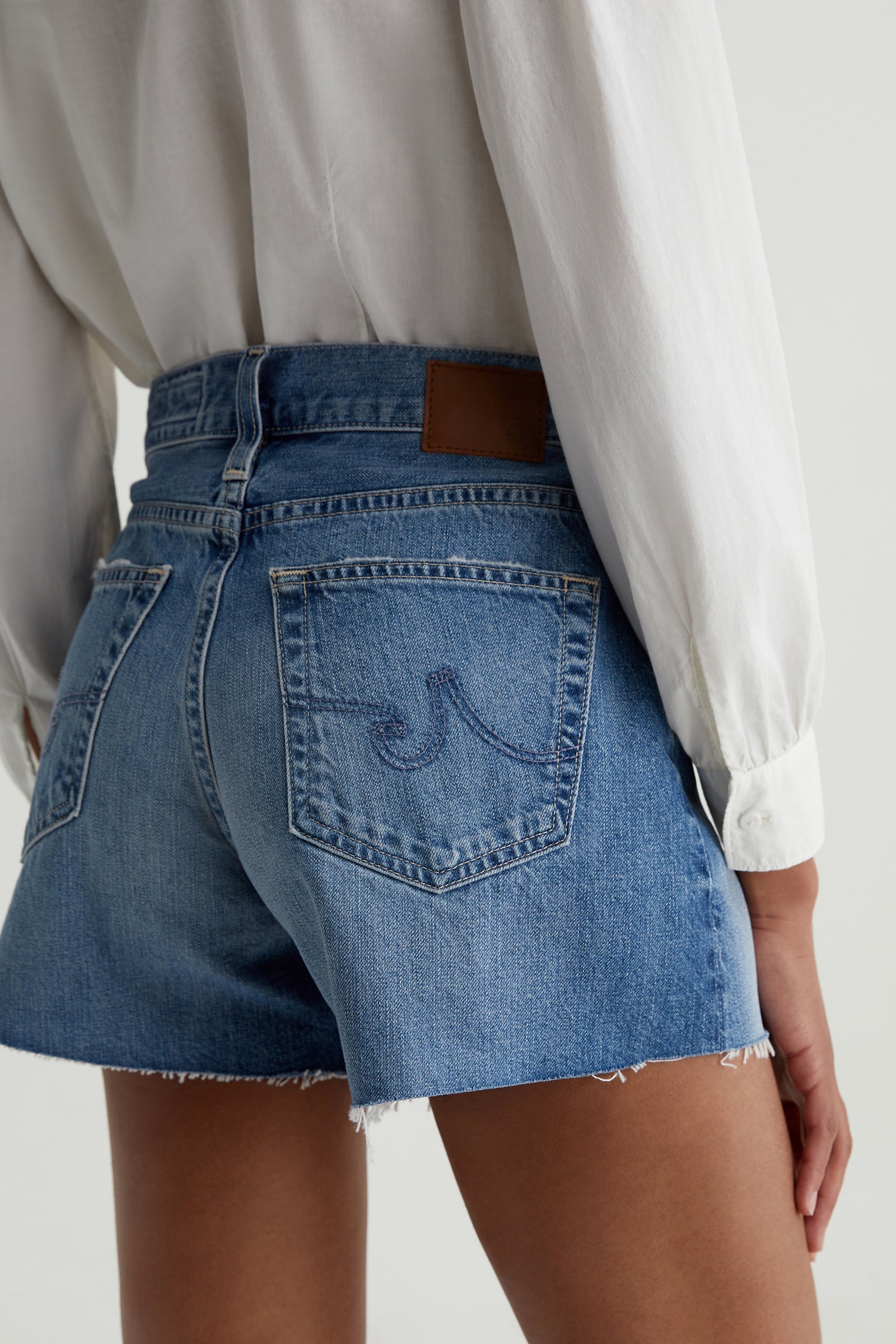 AG Halle Denim Short - Blue