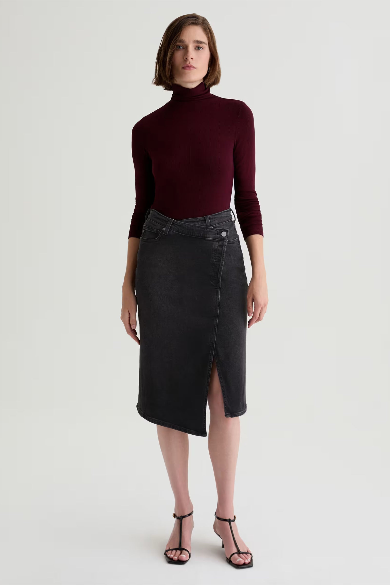 Bruna Wrap Midi Skirt