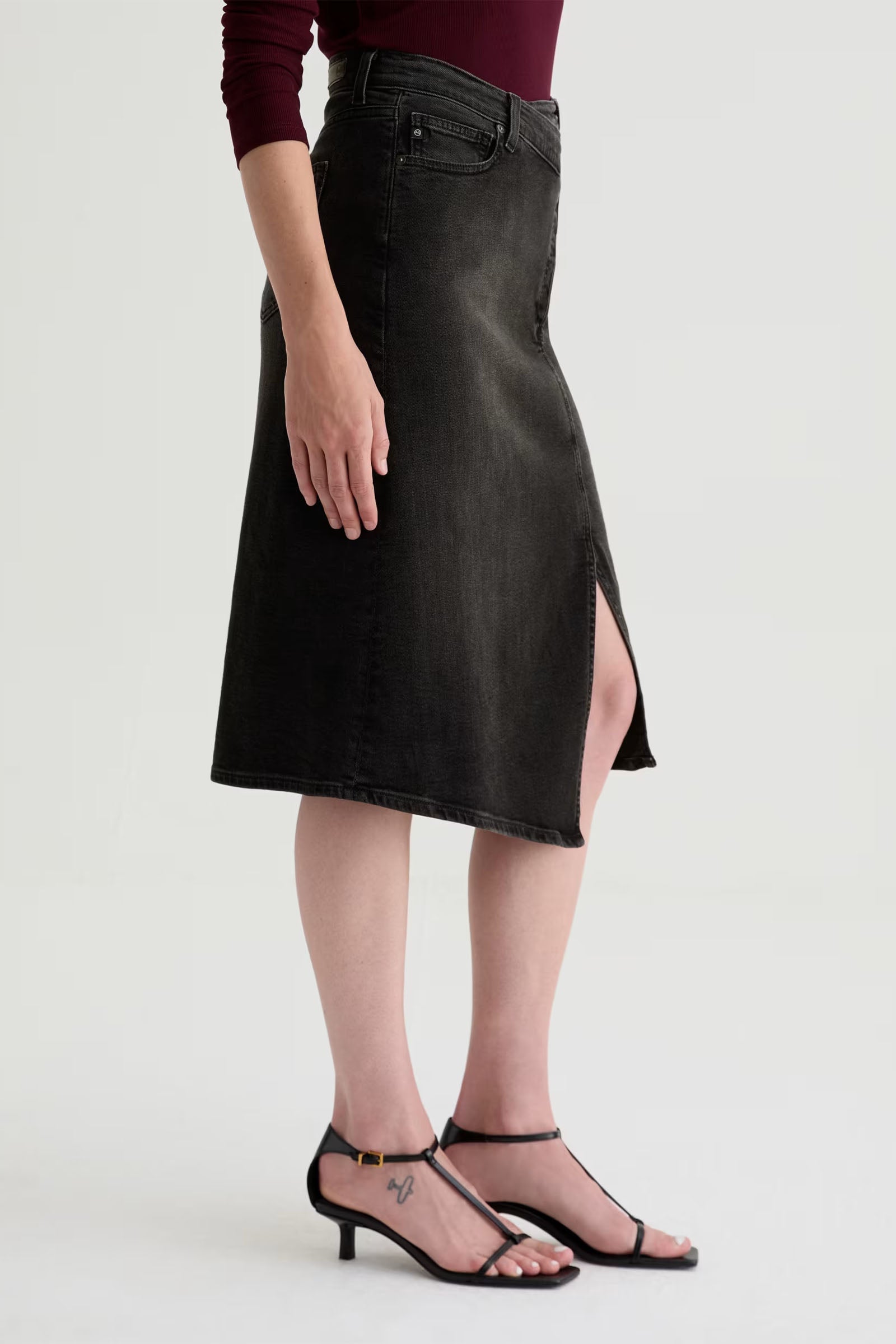 Bruna Wrap Midi Skirt