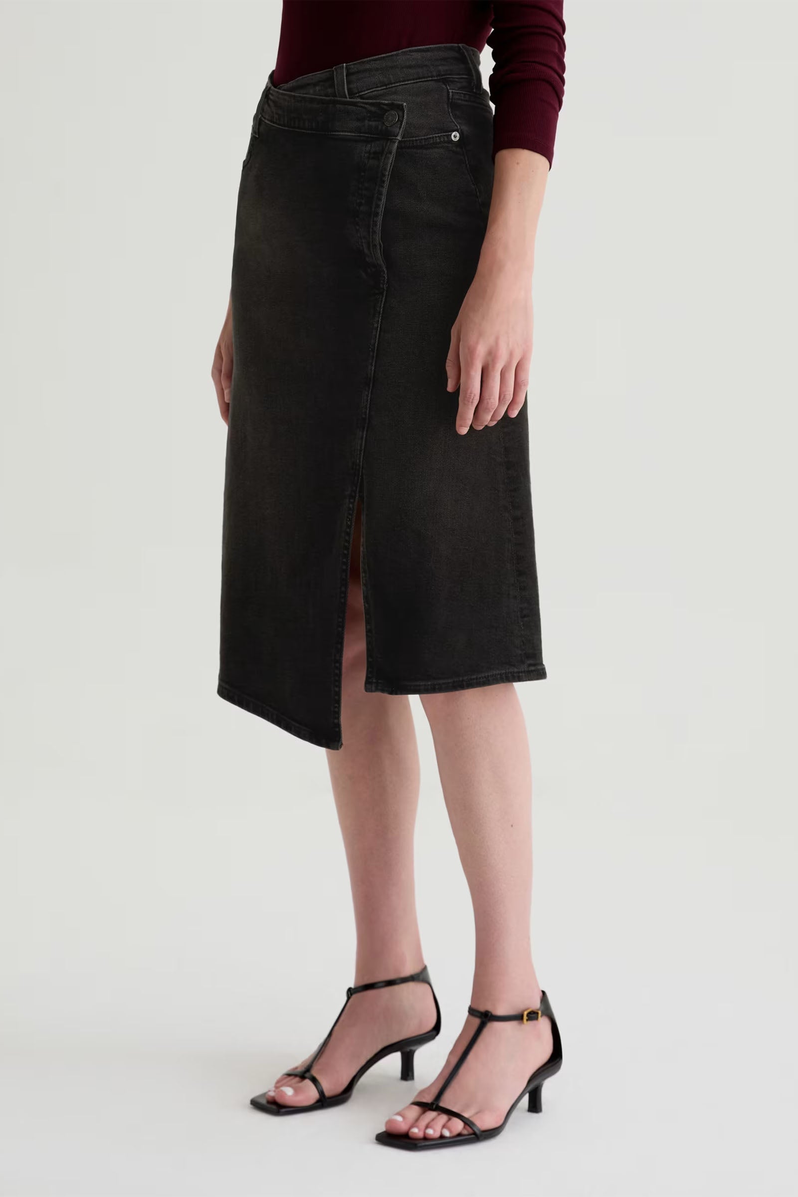Bruna Wrap Midi Skirt