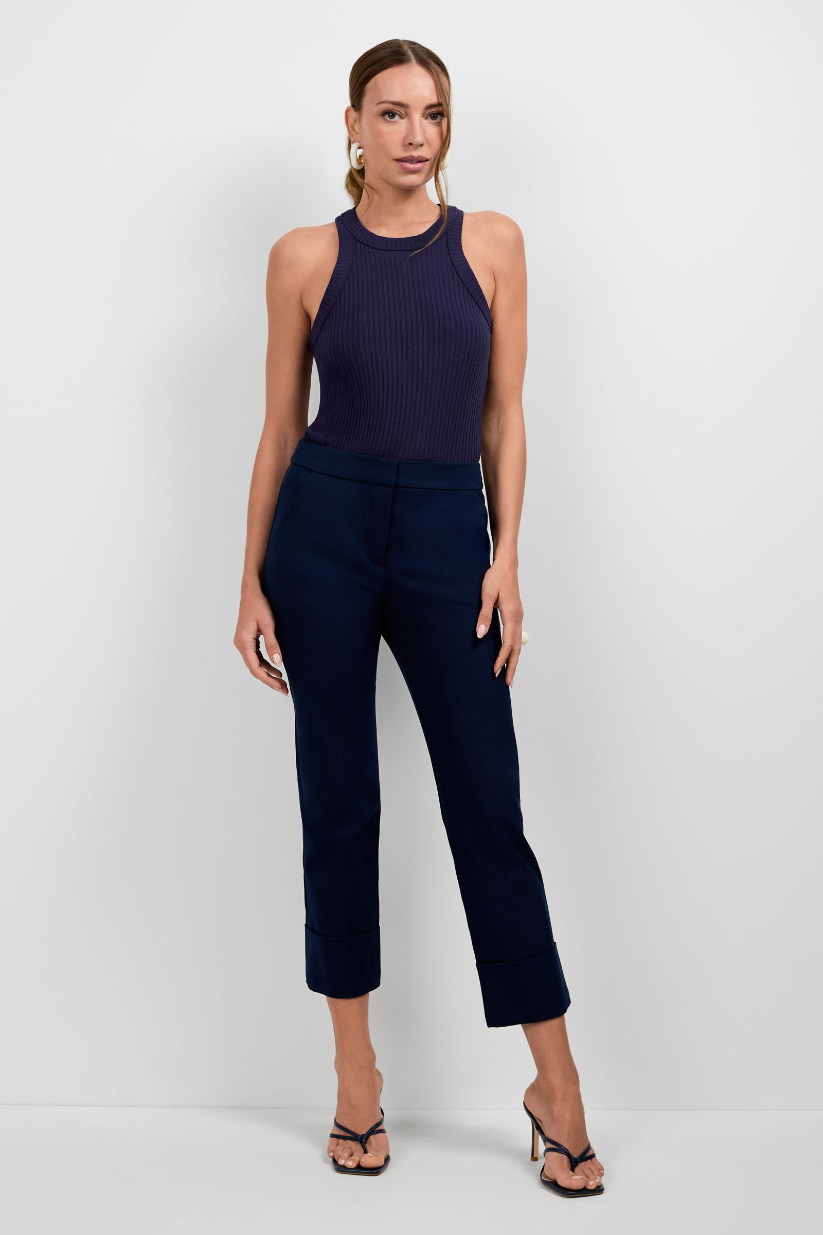 Banshee Cropped Cuff Hem Pant