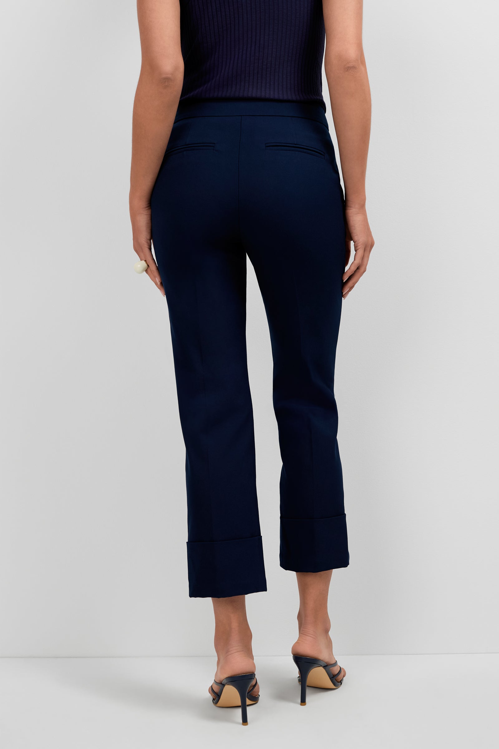 Banshee Cropped Cuff Hem Pant
